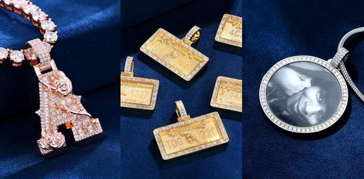 Moissanite vs CZ vs Sterling Silver — Which Custom Pendant Material Lasts Longest?