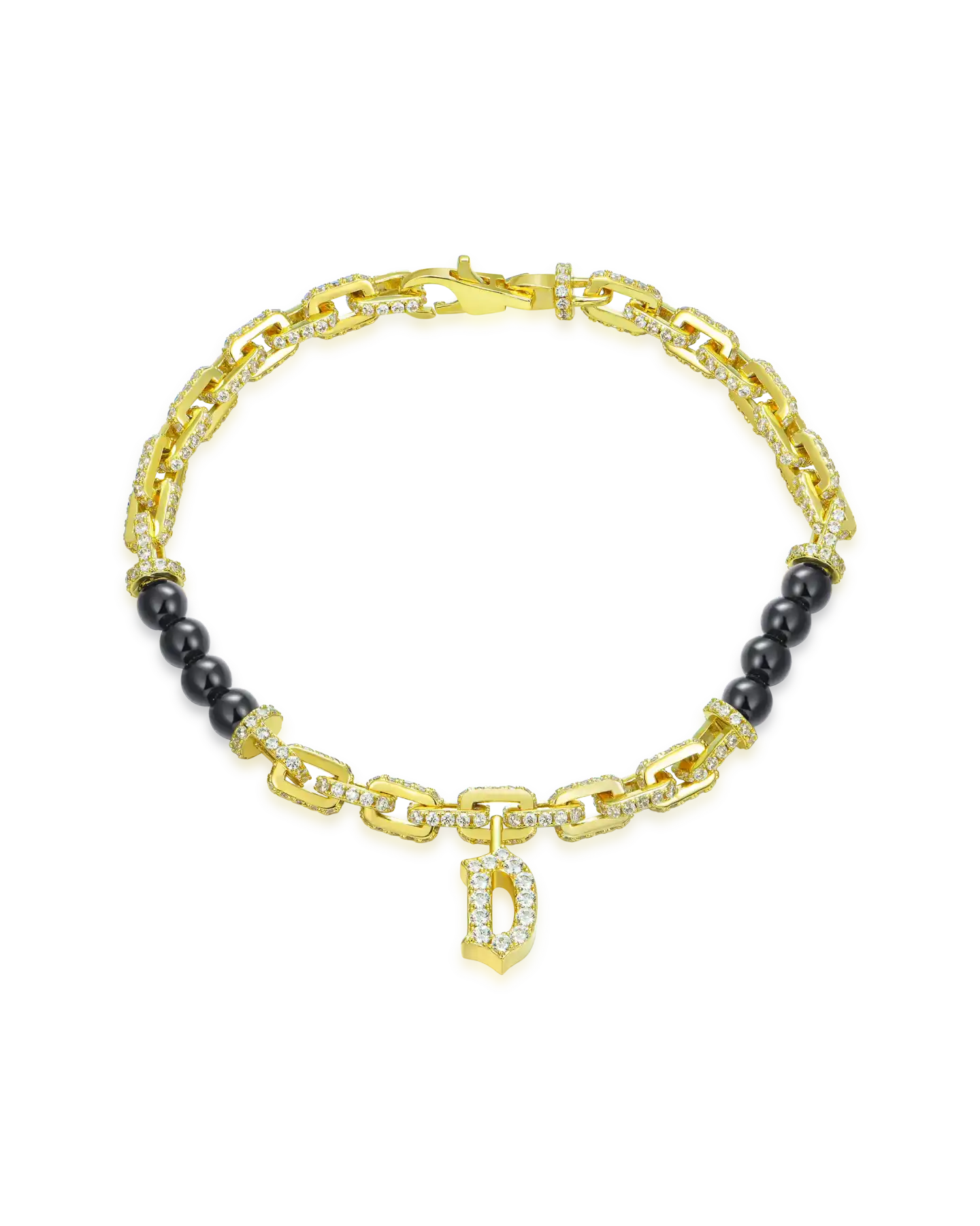 Custom Letter Pearl Bracelet - 5mm