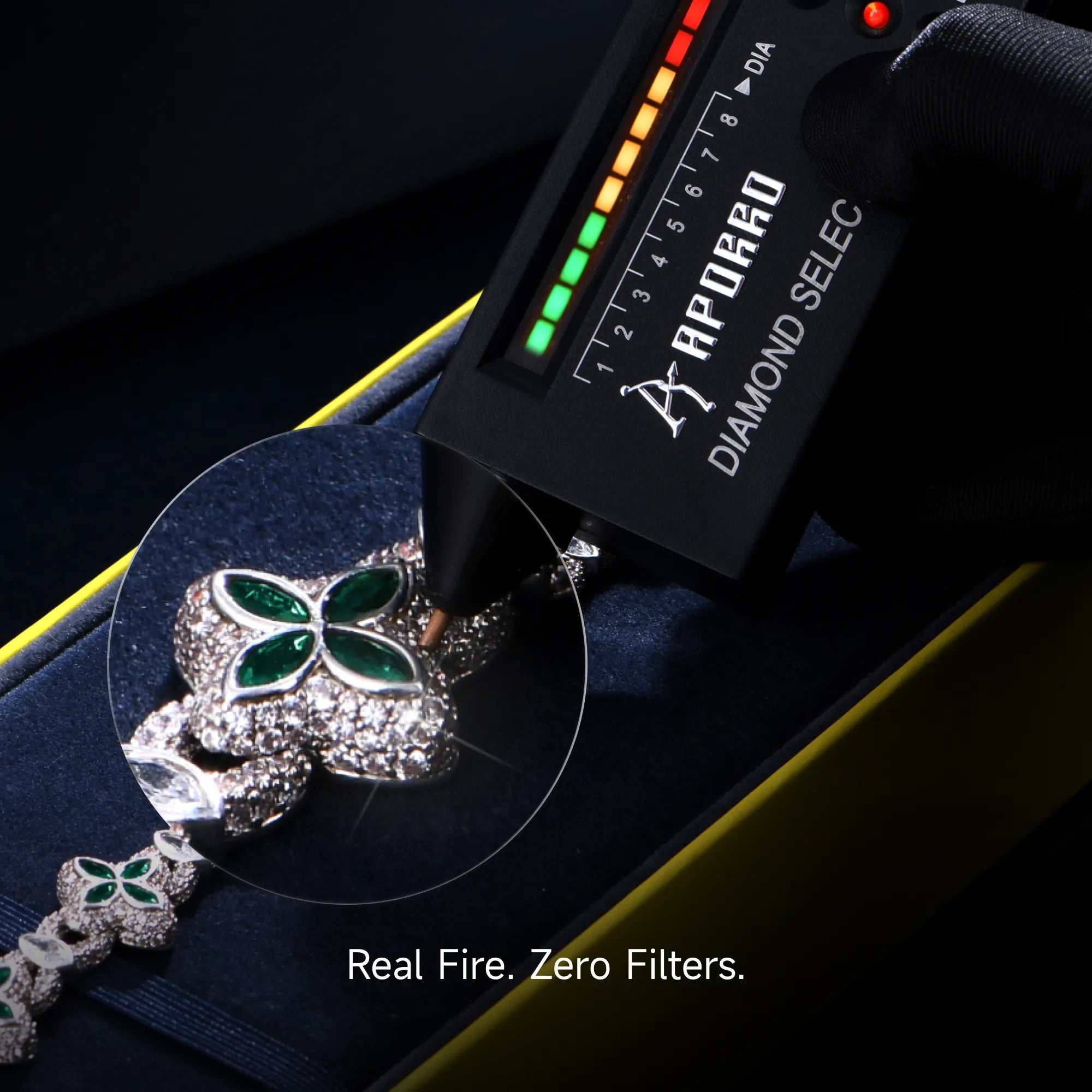 Moissanite Luminous Clover Bracelet