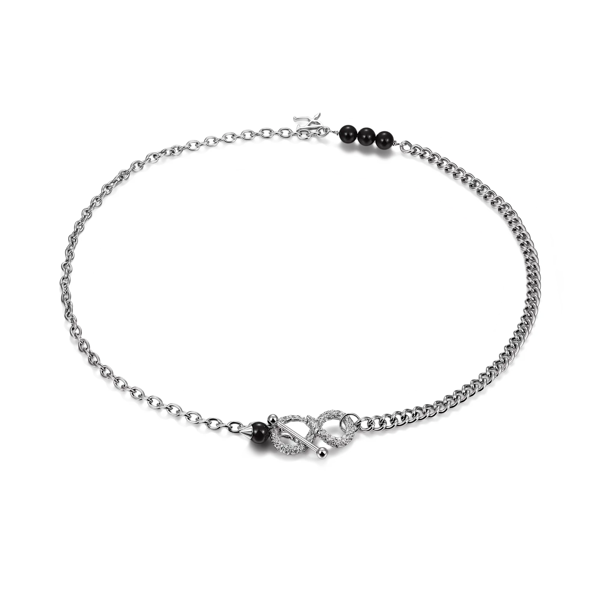 Infinity Adjustable Snake Necklace - 8mm