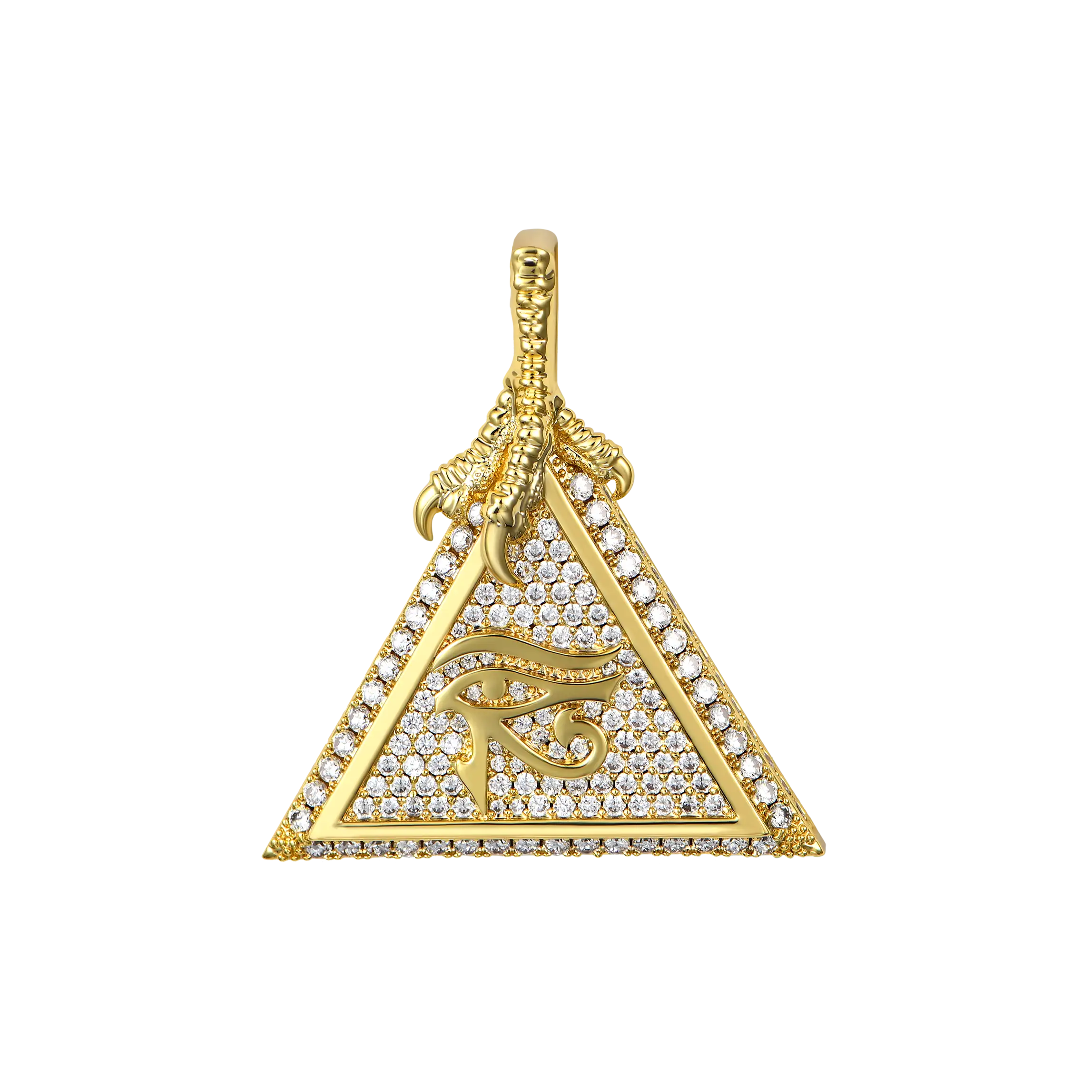 Moissanite Eye of Horus Micro Pendant
