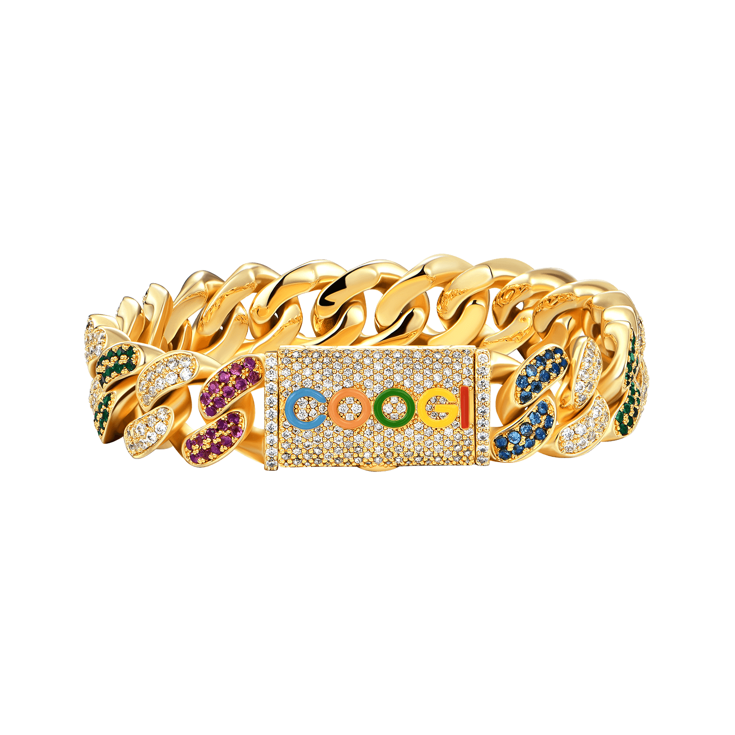 APORRO X COOGI Beating Cuban Bracelet - 12mm