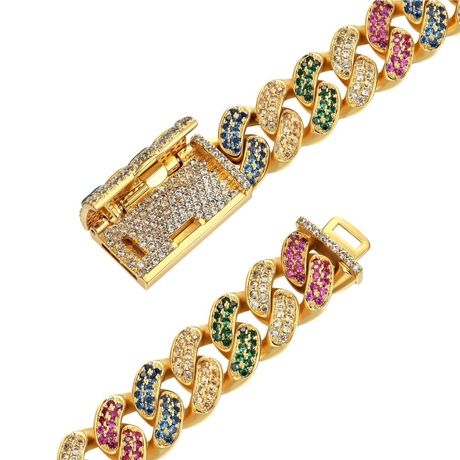 APORRO X COOGI Beating Cuban Bracelet - 12mm