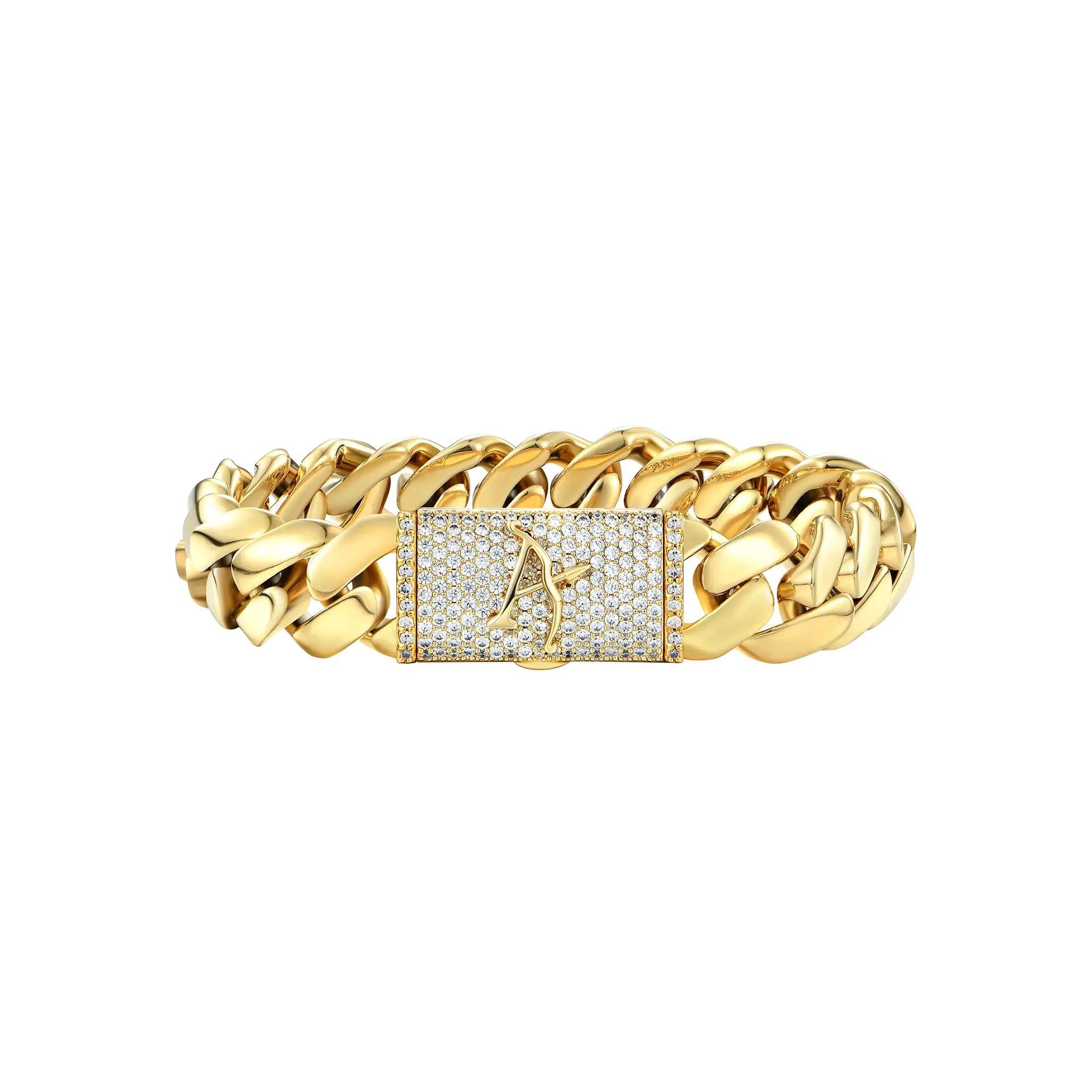 Custom Solid Miami Cuban Bracelet - 12mm