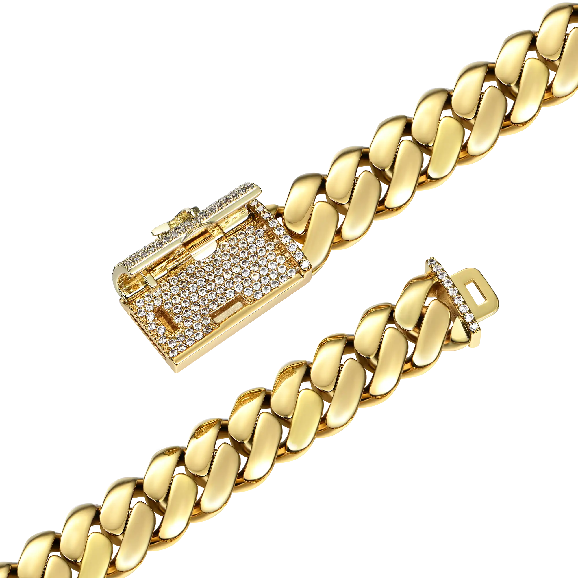 Custom Solid Miami Cuban Bracelet - 12mm