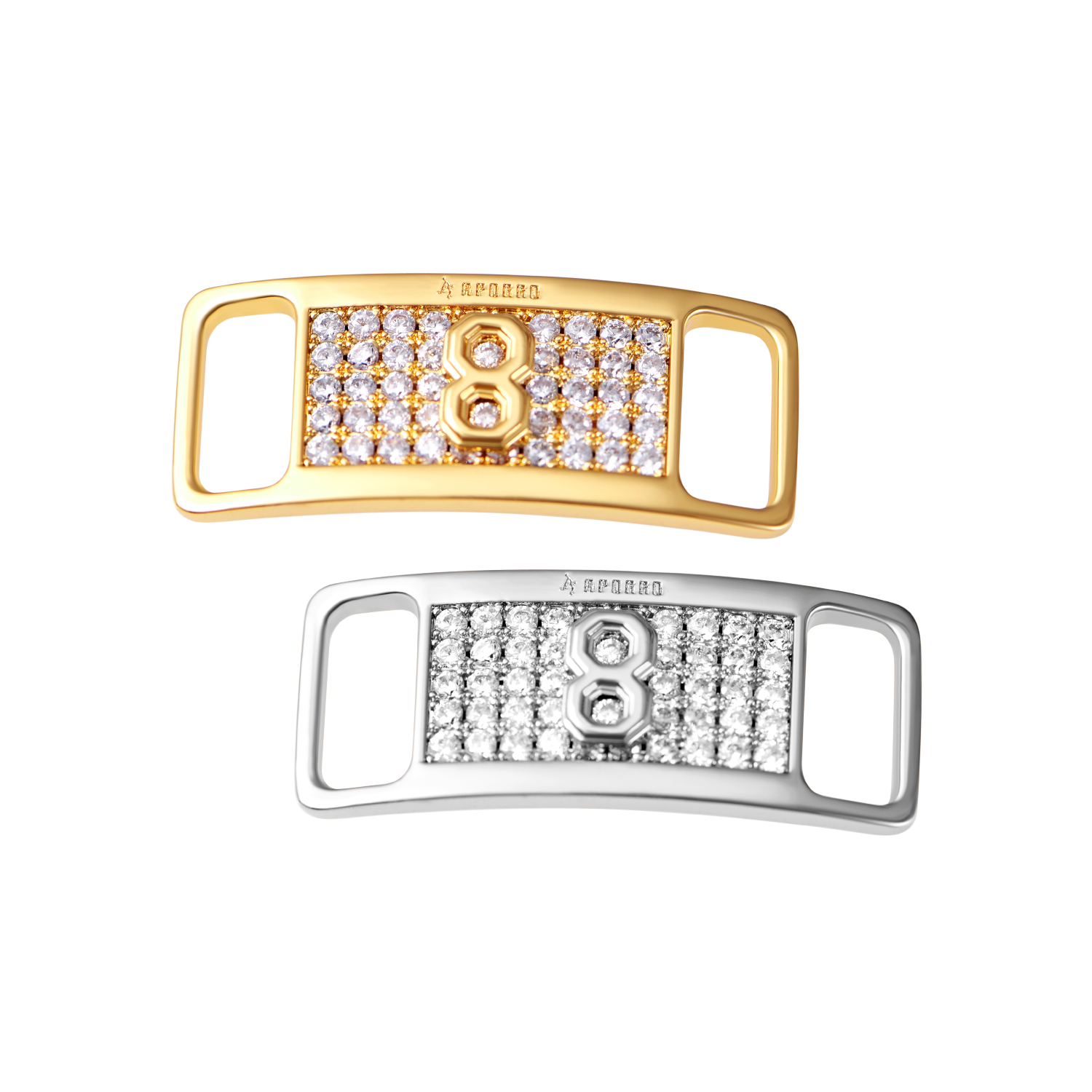 Iced Out Number “8” Lace Lock – APORRO1