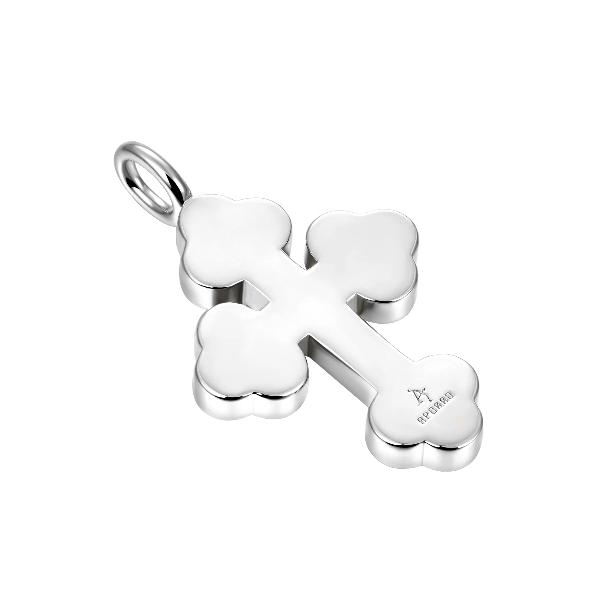 Round Cut Bottoni Cross Pendant