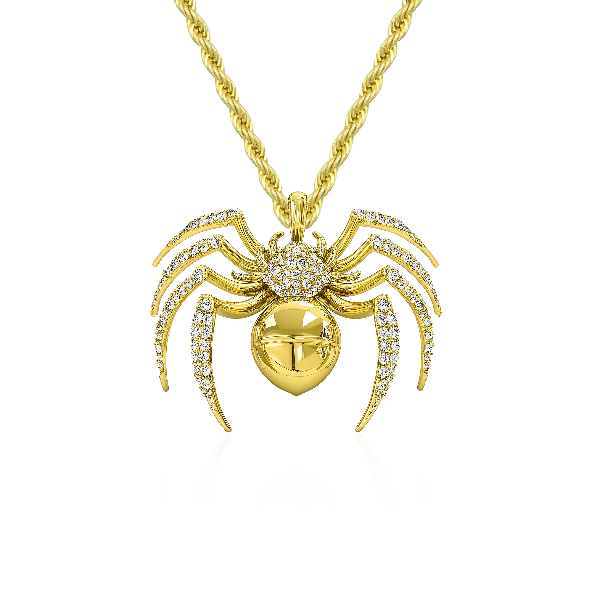 Moissanite Venom Spider Pendant