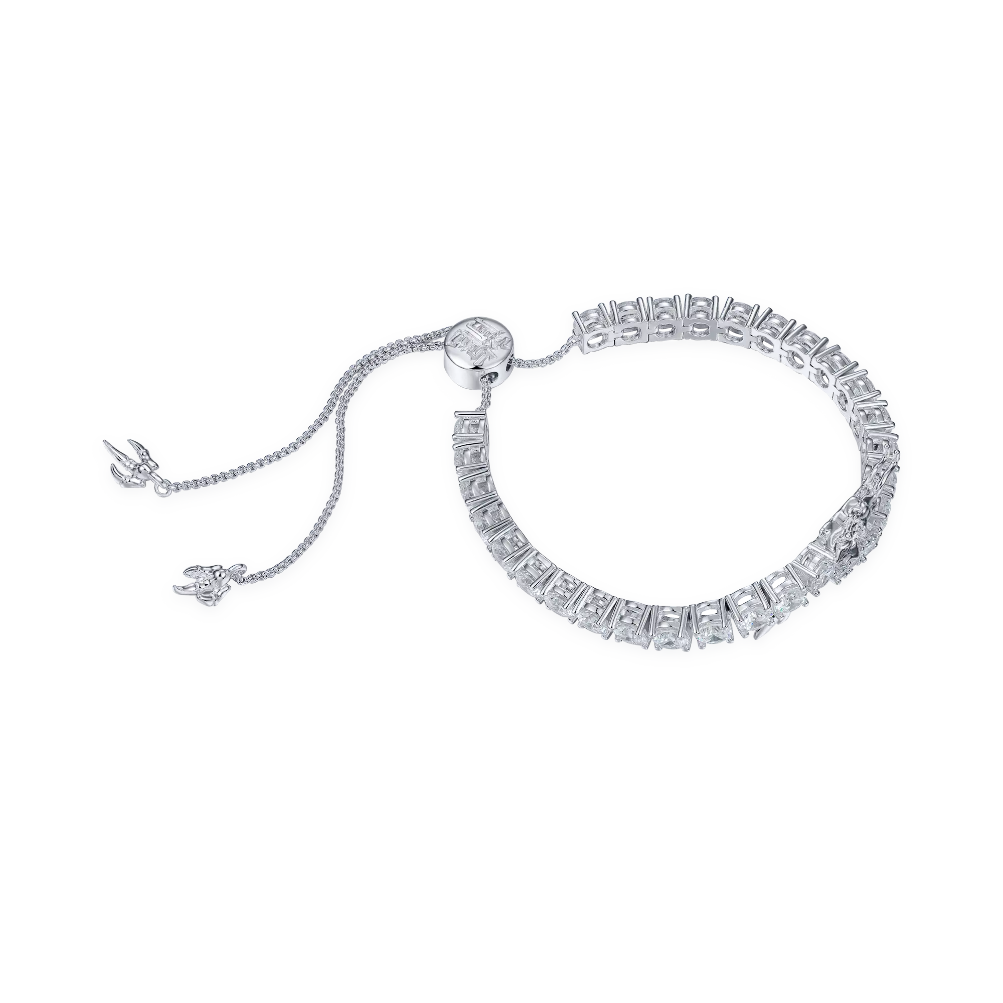 WONG Adjustable Dragon Tennis Bracelet - 5mm