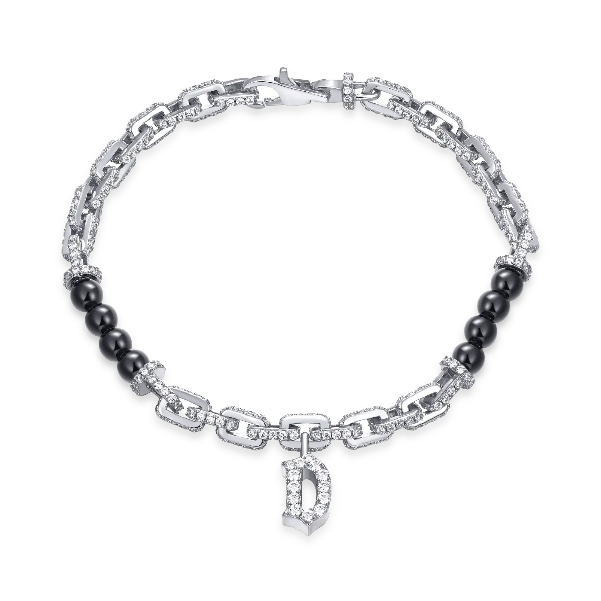 Custom Letter Pearl Bracelet - 5mm