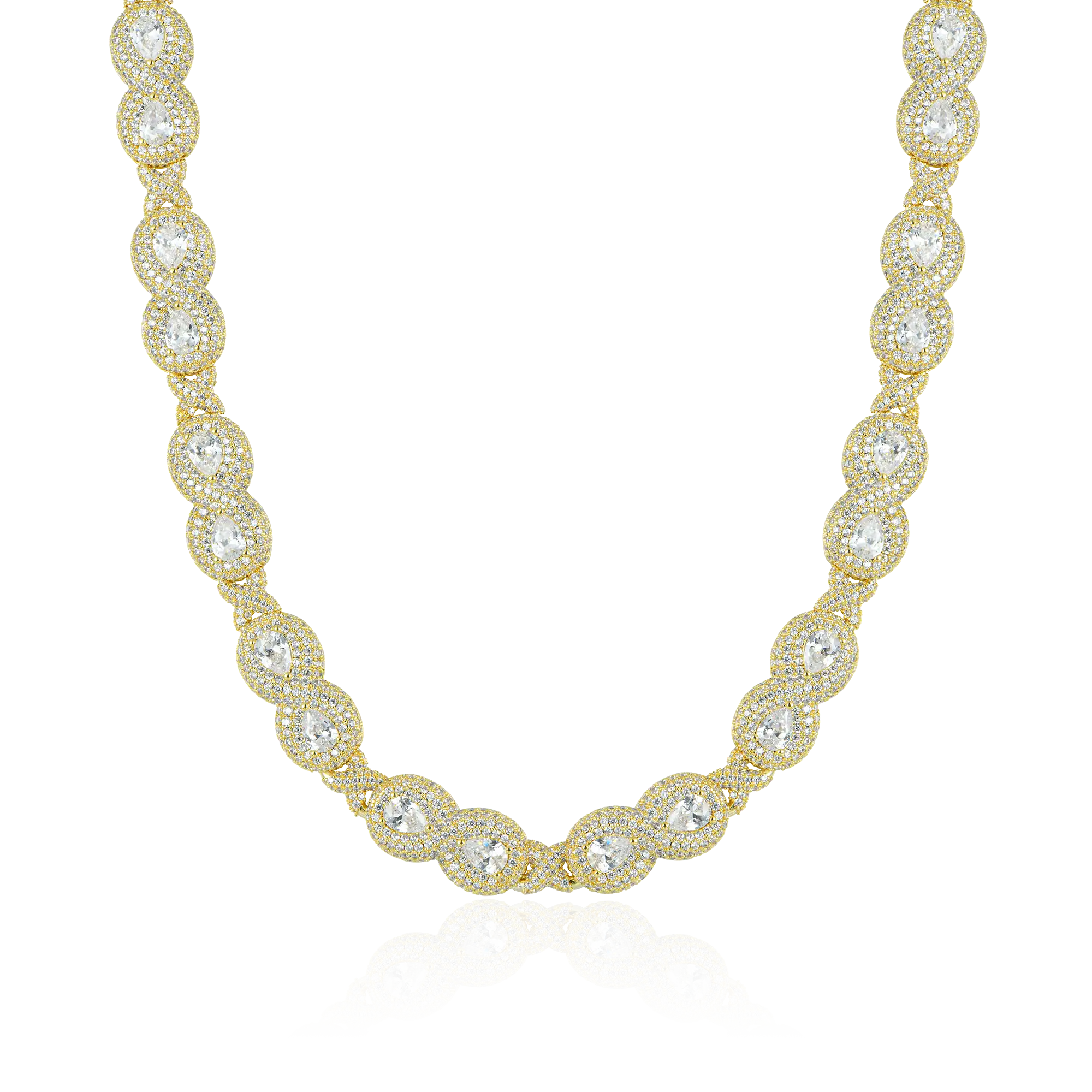 Infinity Teardrop Custom Chain - 12mm