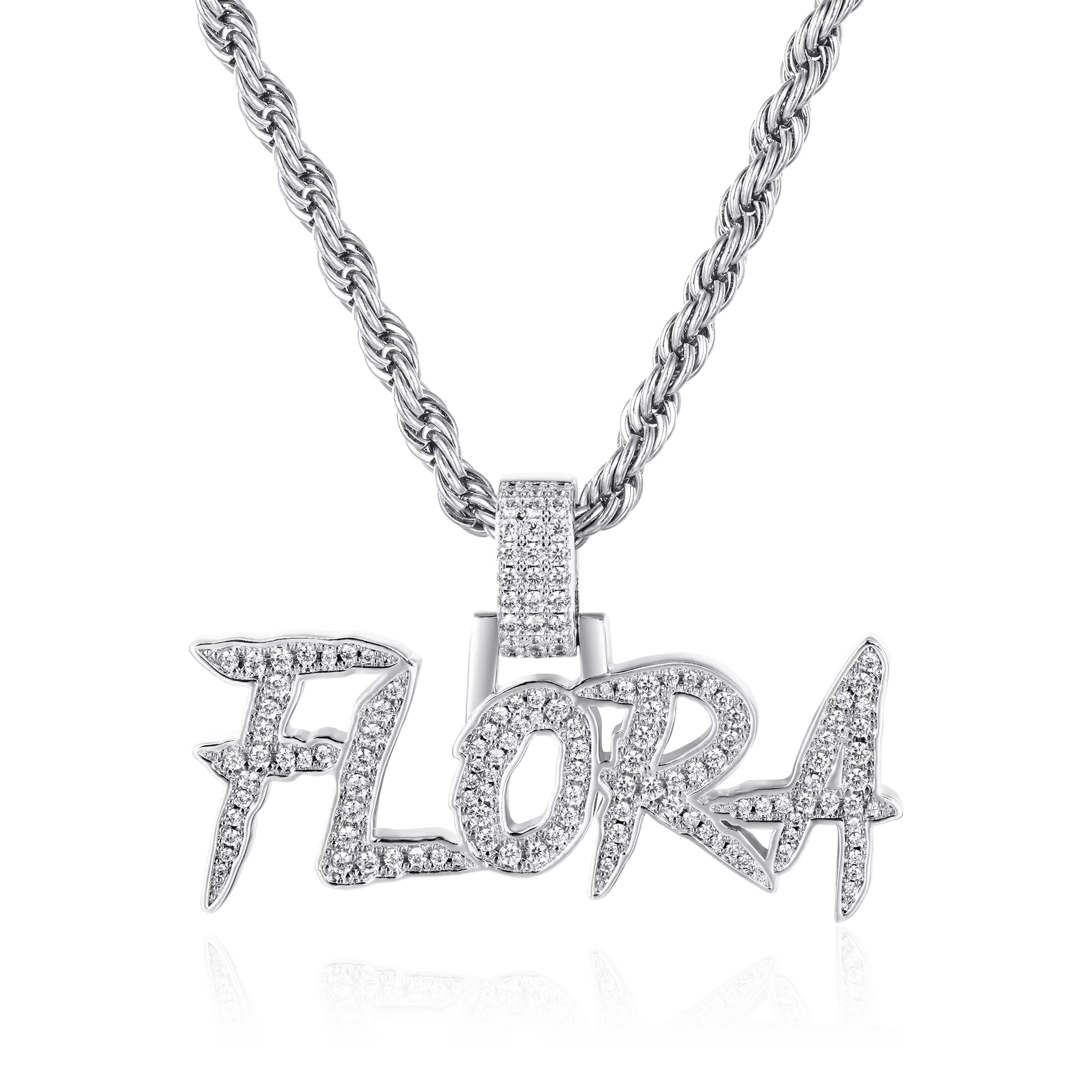 Custom Coke Boys Font Name Pendant