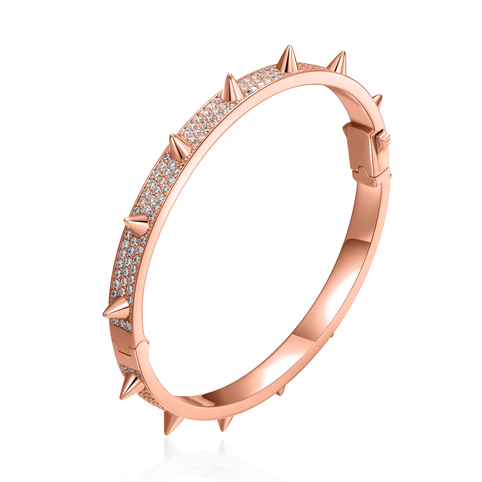 Spike Bangle Bracelet - 7mm