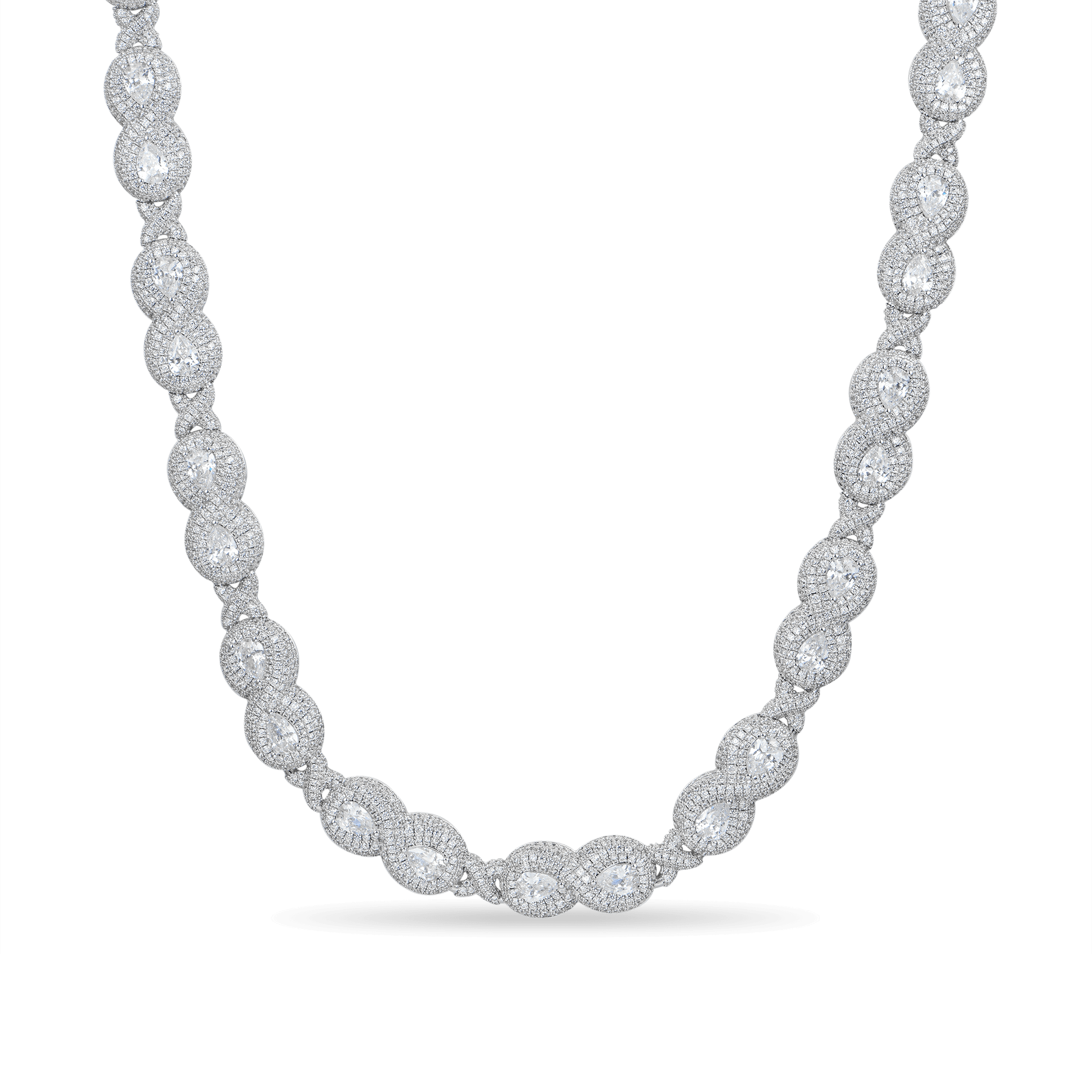 12mm Infinity Teardrop Custom Chain APORRO 12mm Infinity Teardrop Custom Chain APORRO