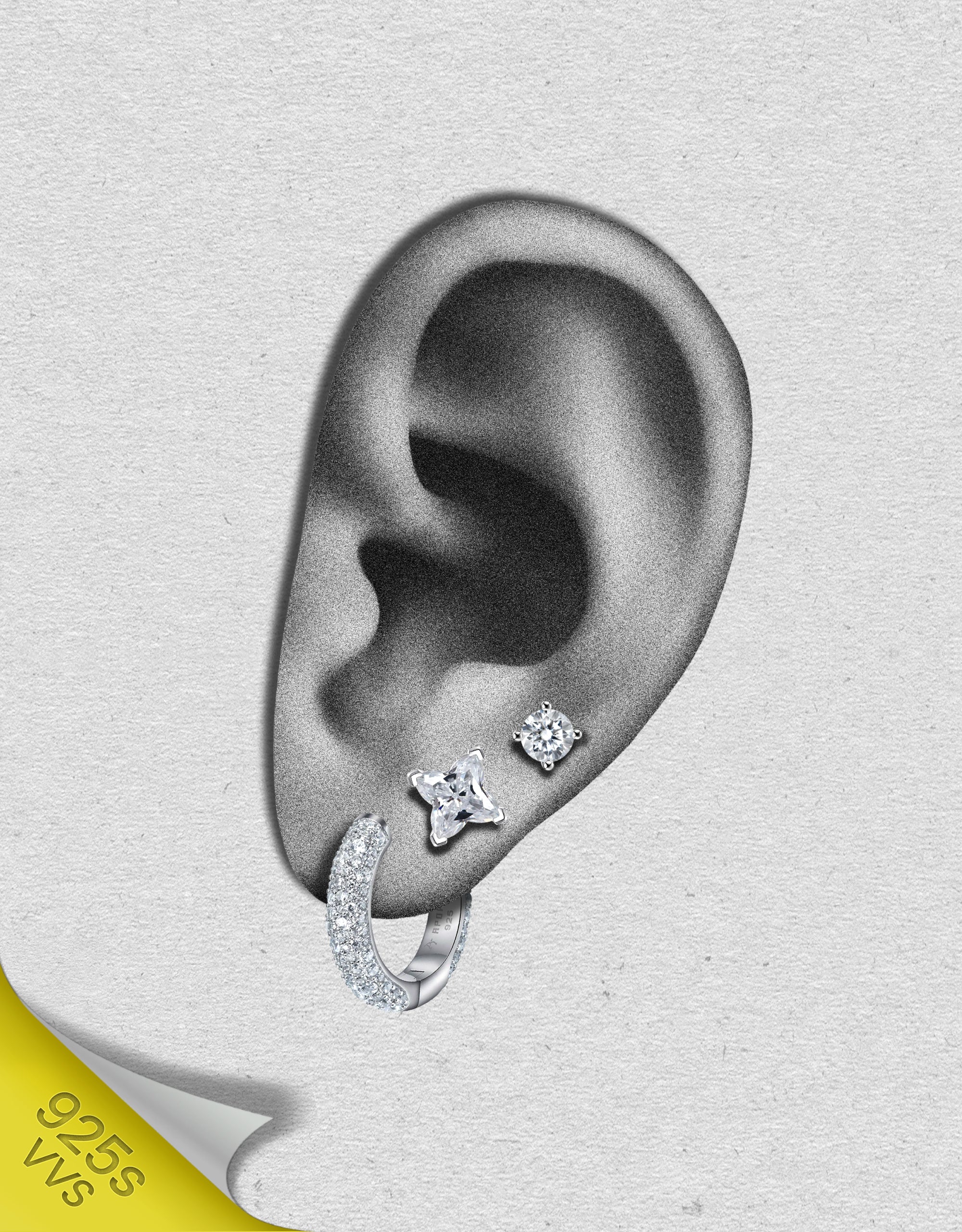 $119 for 3 Single Earrings Bundle
