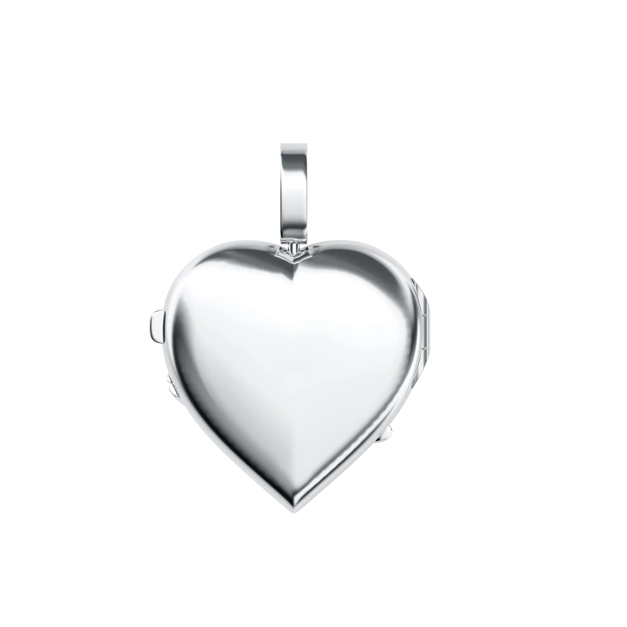 Custom Flip Heart Shaped  Pendant
