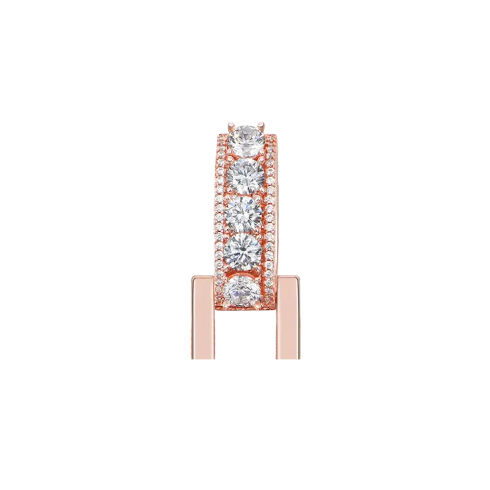 12mm Bail-Custom Radiant Layers Vertical Letter Pendant