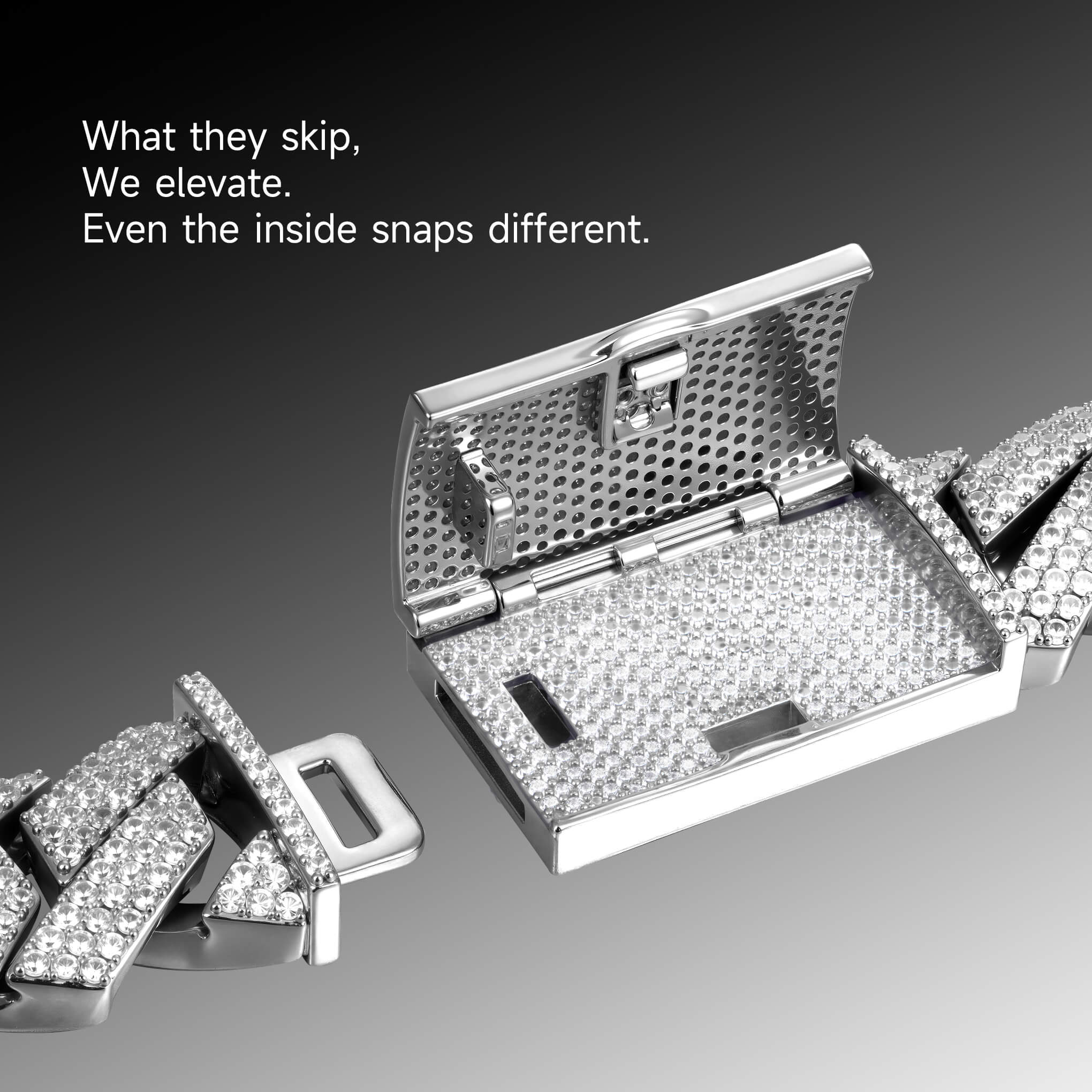 Moissanite Round Cut Prong Cuban Link Bracelet - 8mm