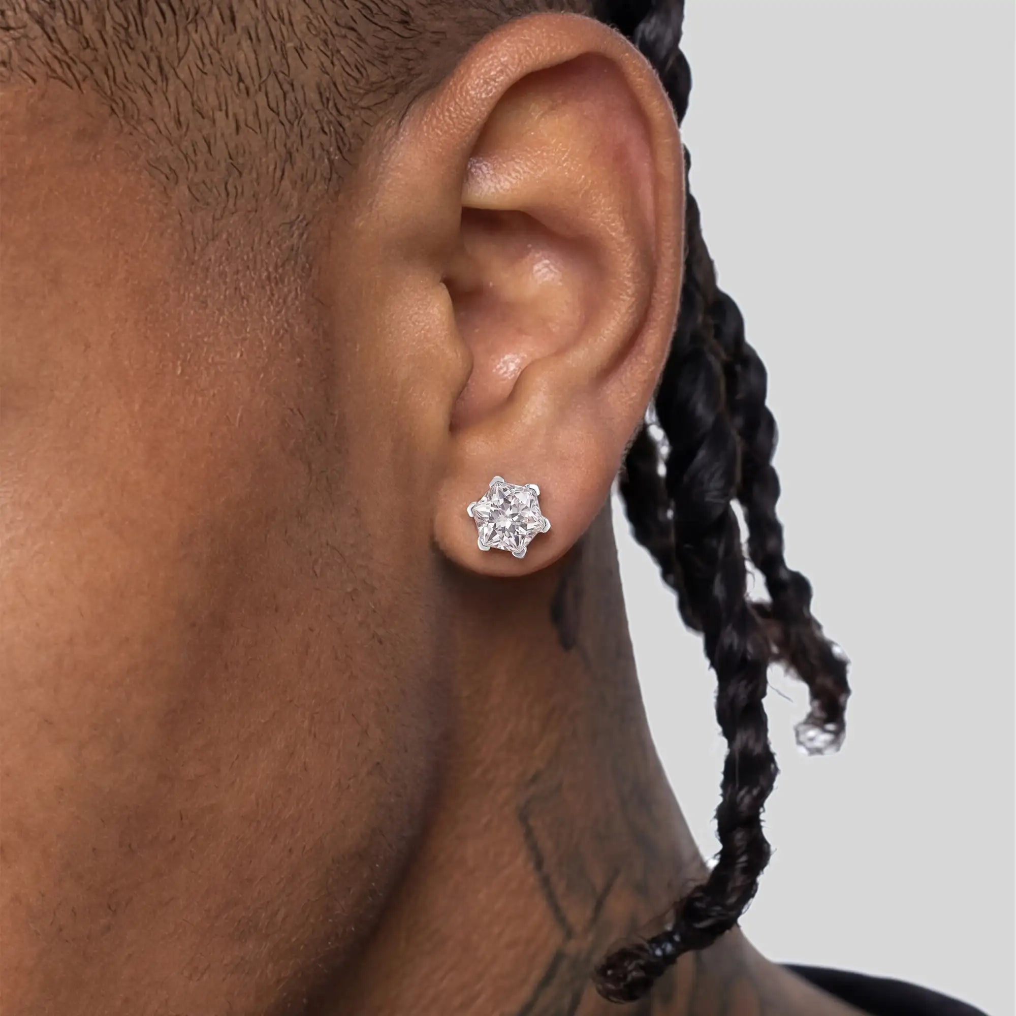 Taille Impératrice Cut Stud Earring