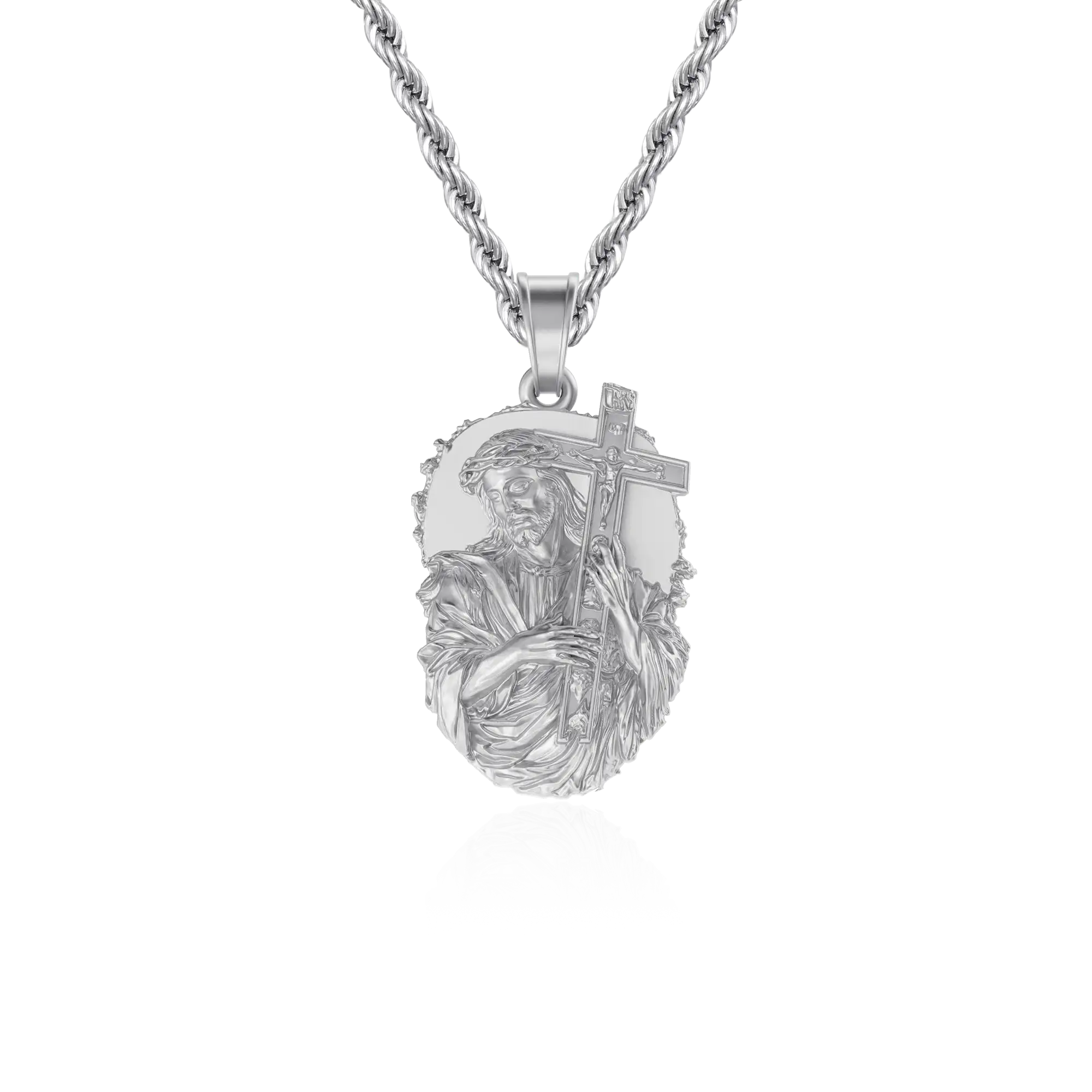 Sacred Grace Jesus Pendant