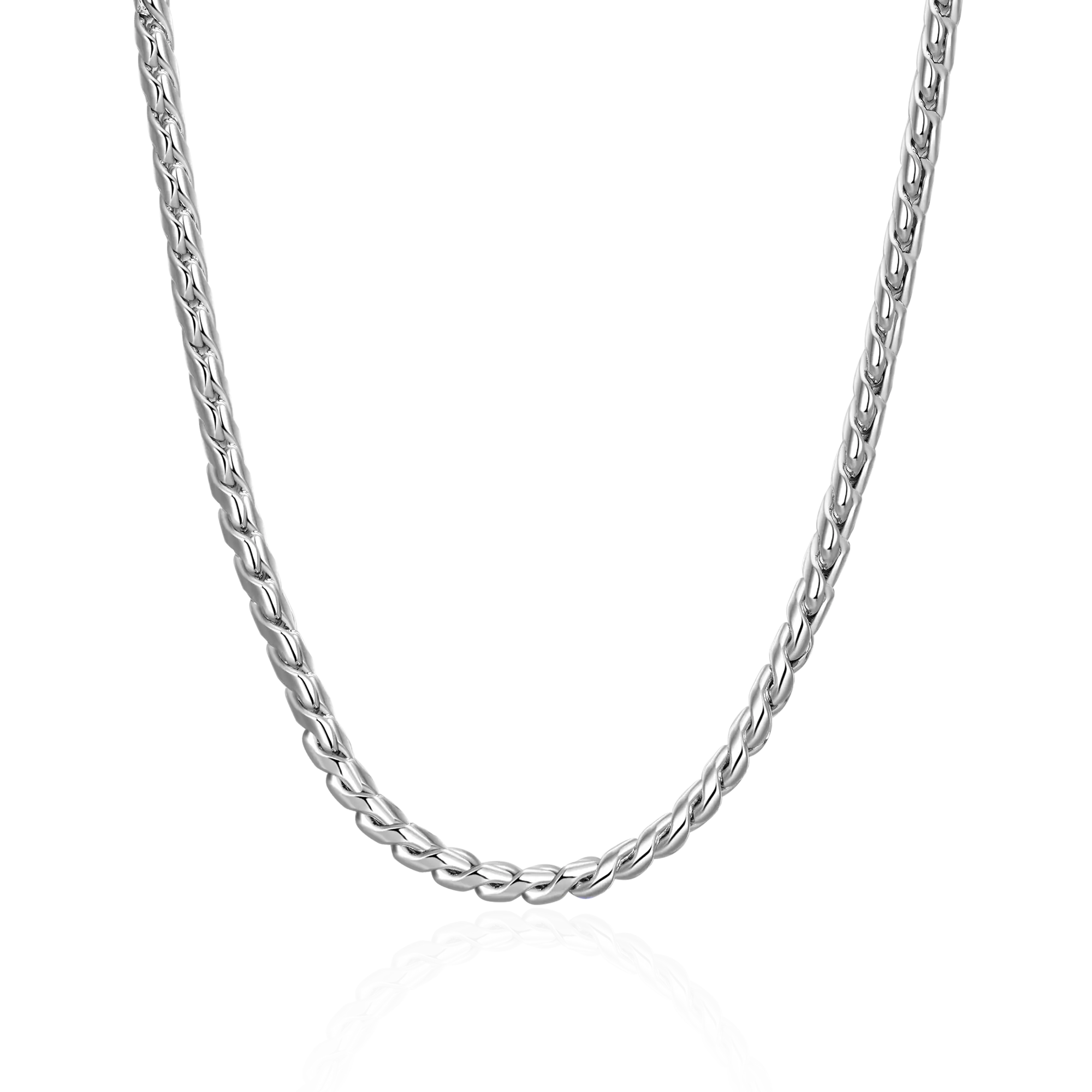 Franco Chain - White Gold