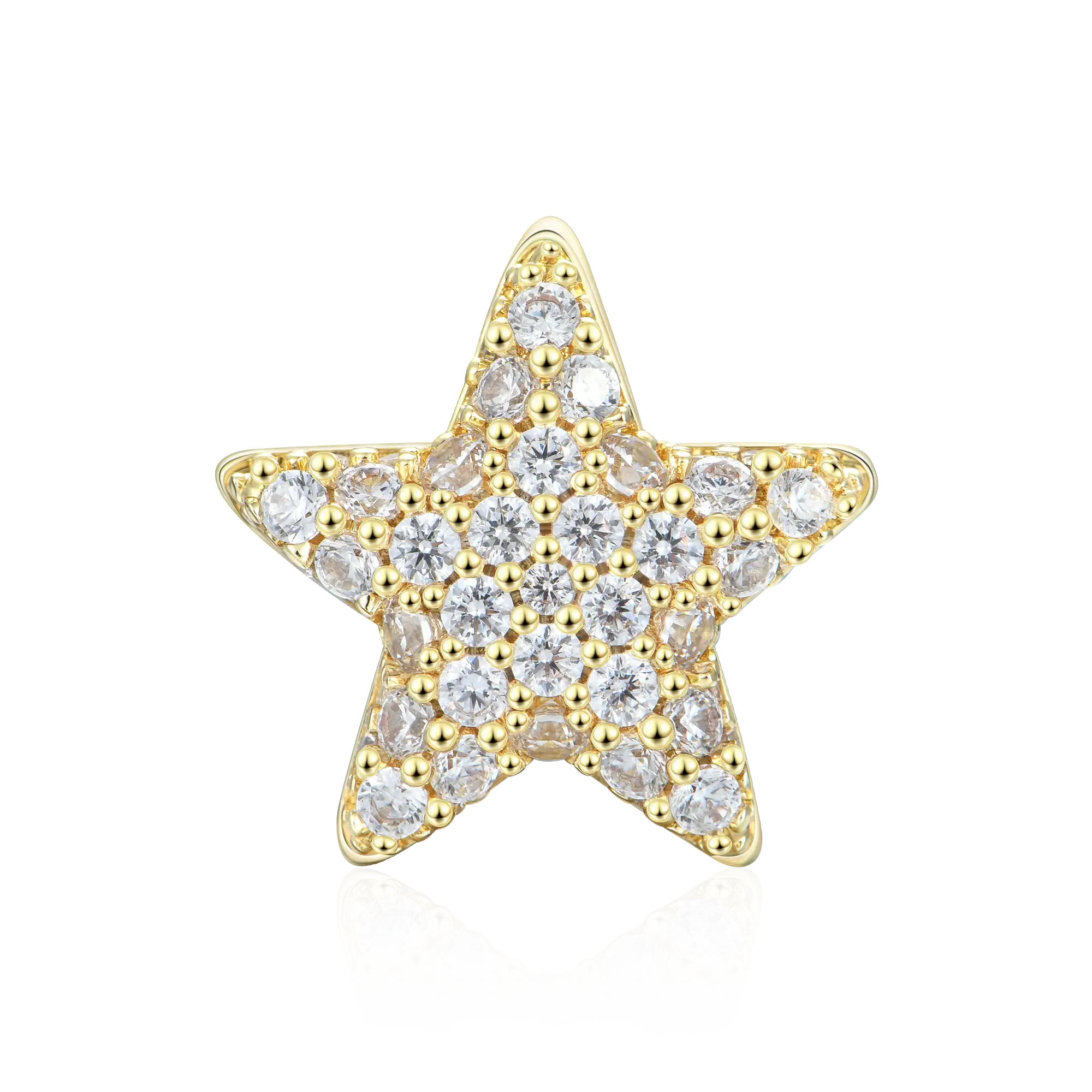 Iced Heart & Pentagram Hair Beads