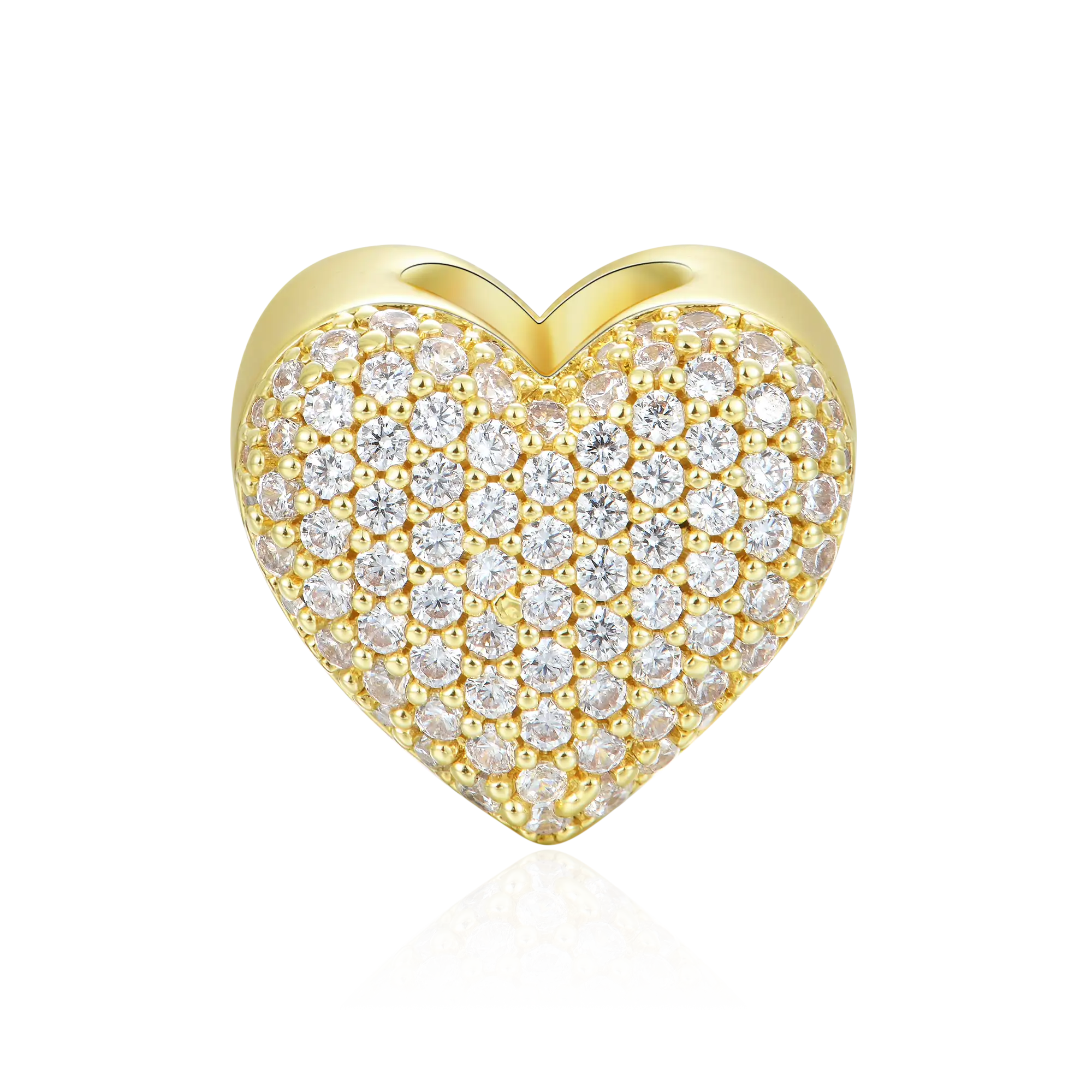 Iced Heart & Pentagram Hair Beads