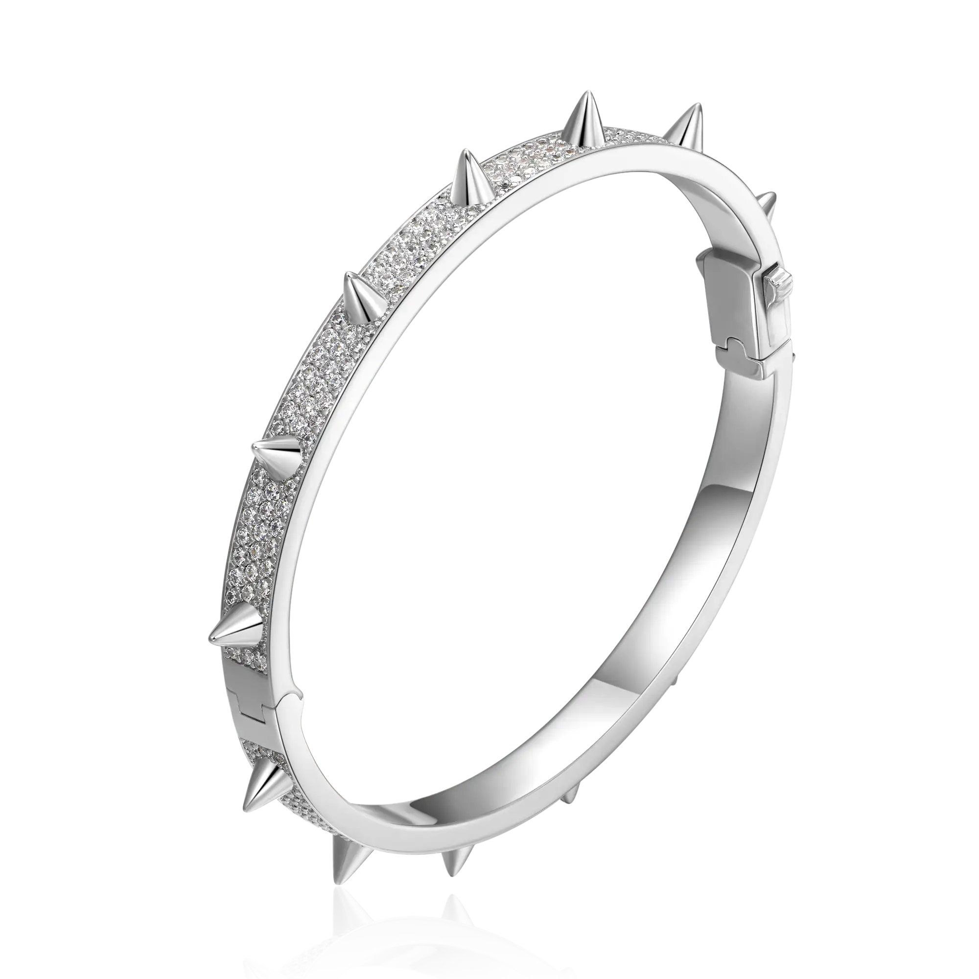 Spike Bangle Bracelet - 7mm