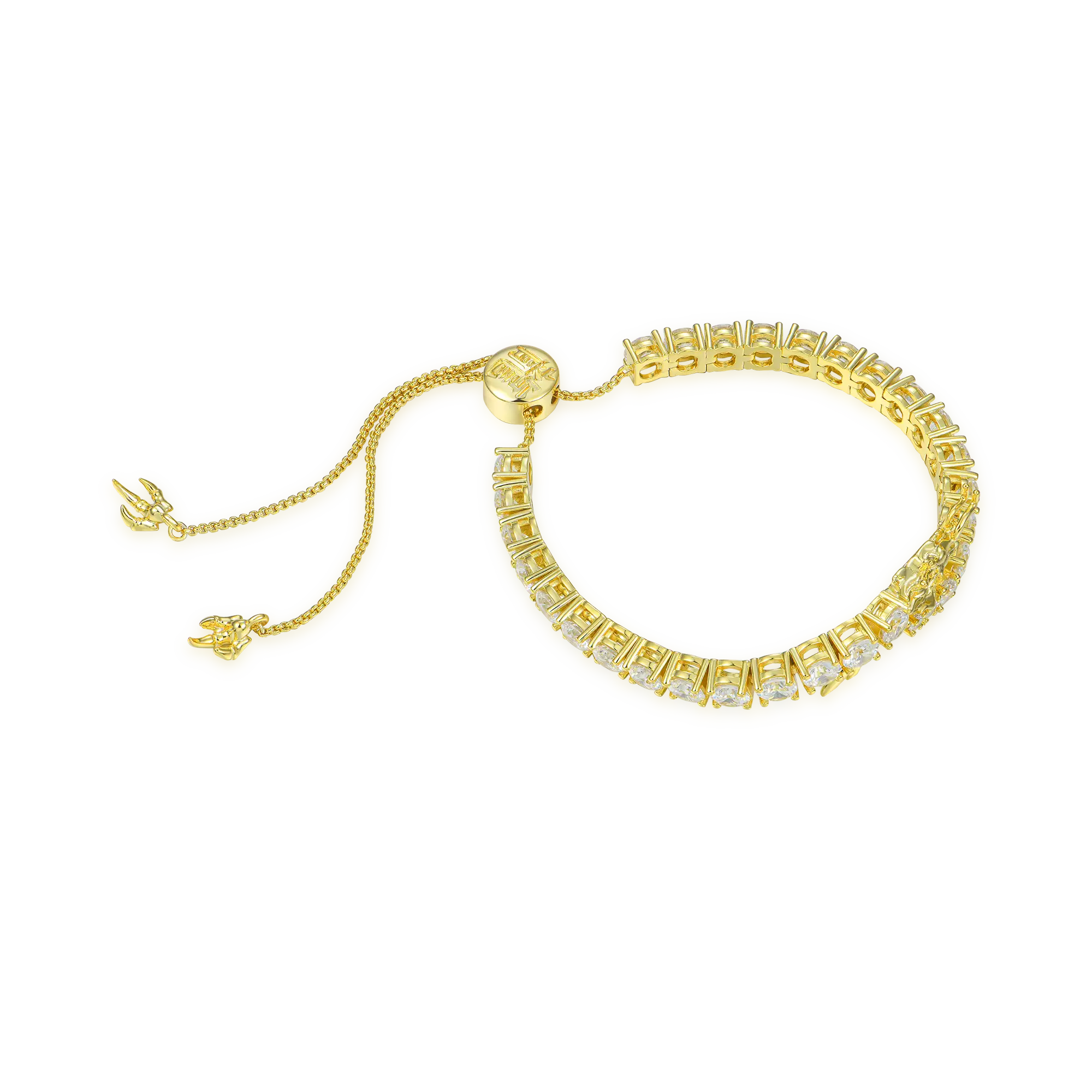 WONG Adjustable Dragon Tennis Bracelet - 5mm