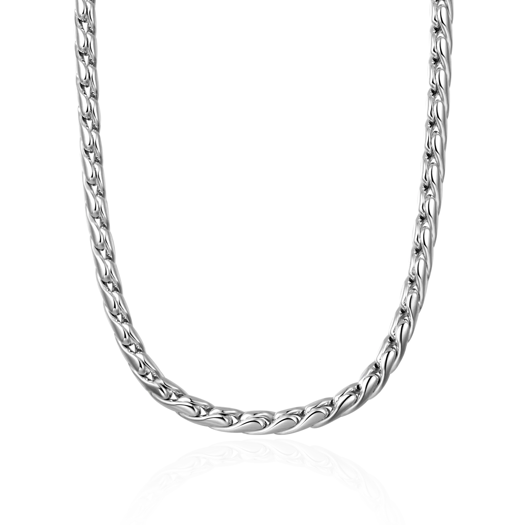 Franco Chain - White Gold