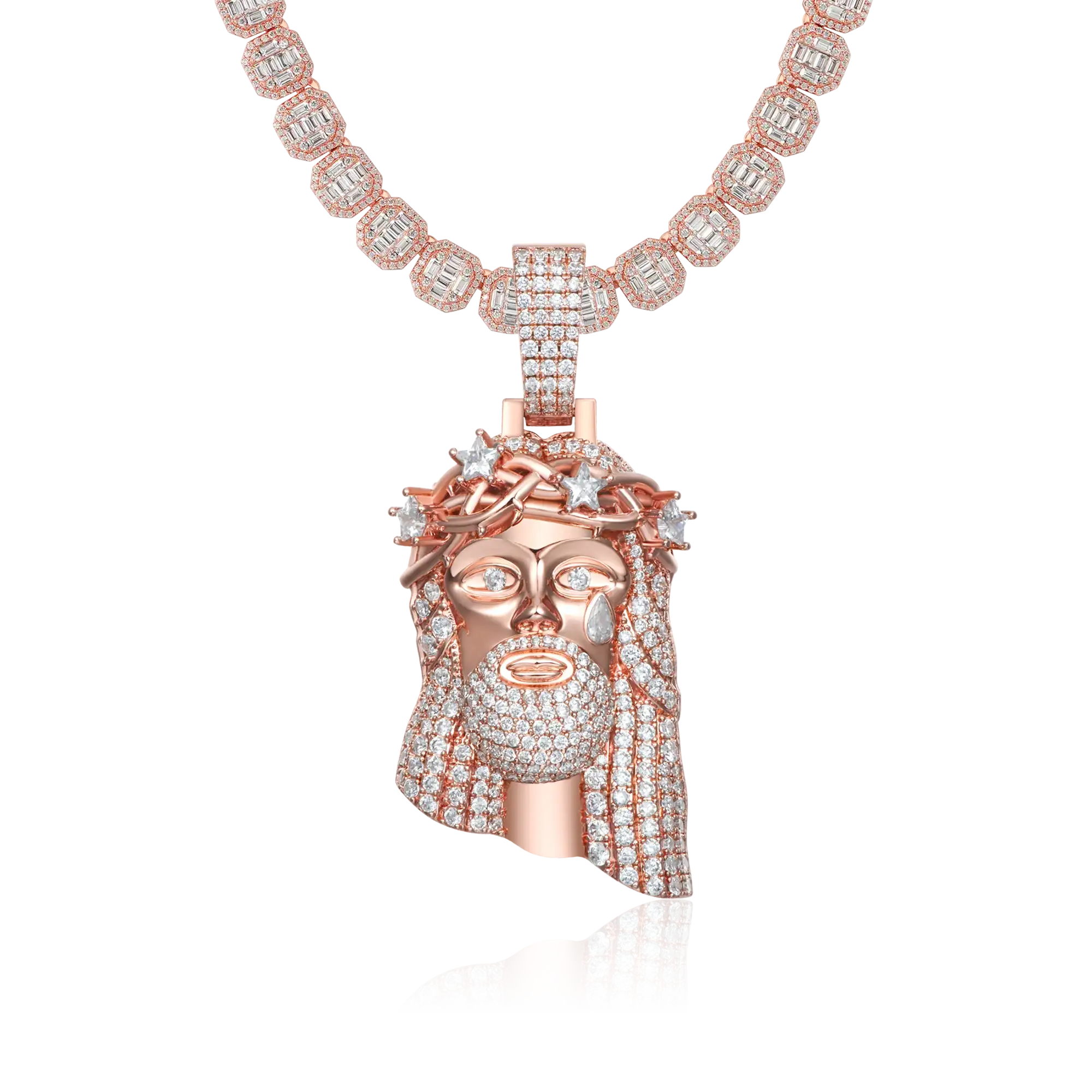 Stellar Radiance Jesus Pendant & Chain Set