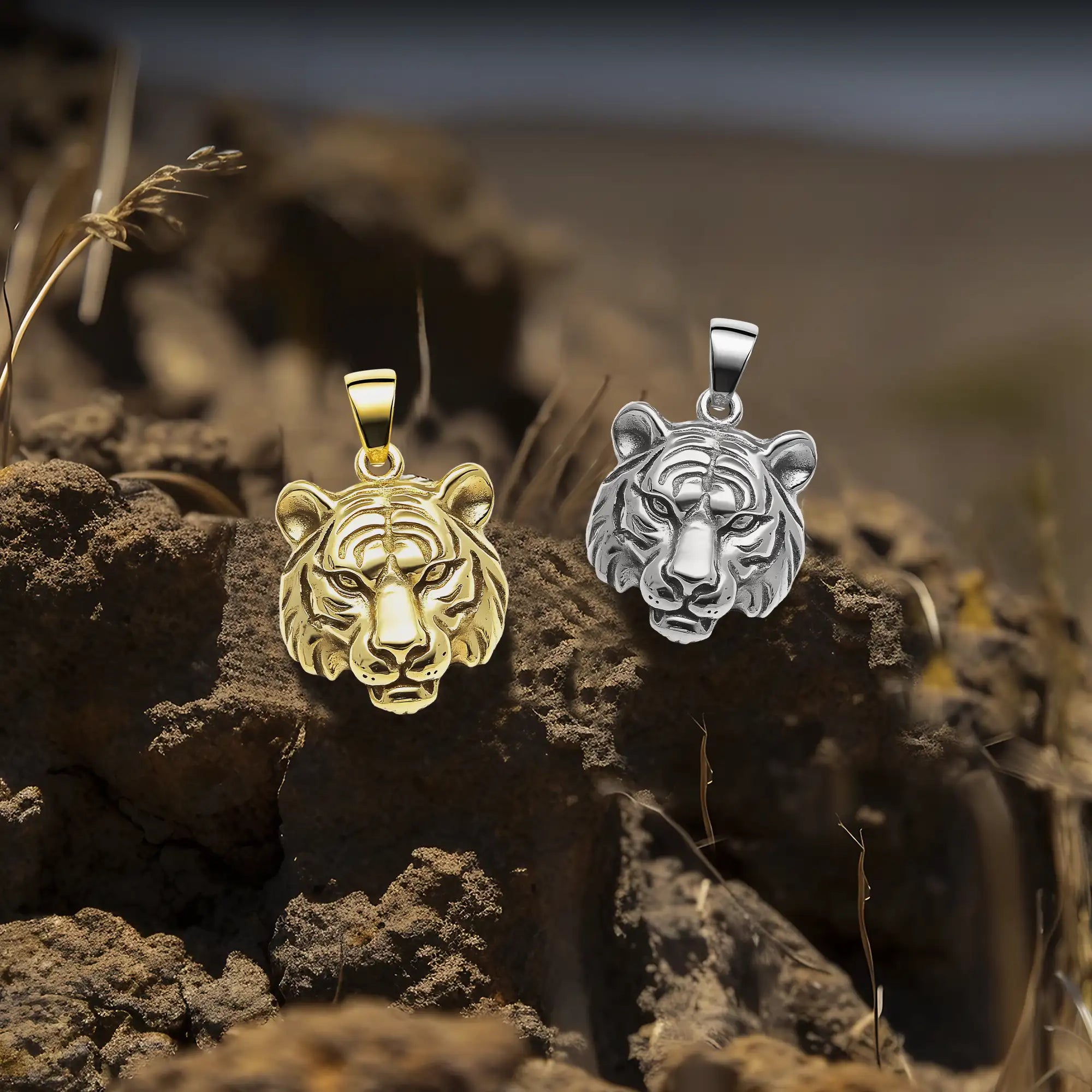 Regal Tiger Pendant - Style 3