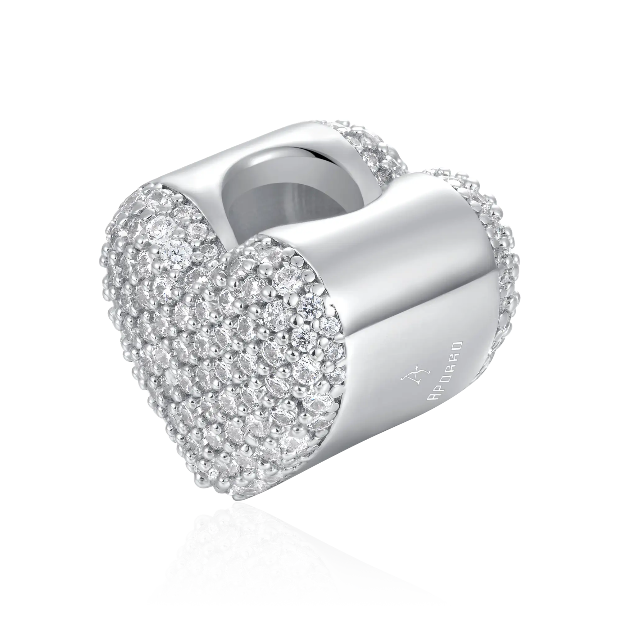 Iced Heart & Pentagram Hair Beads