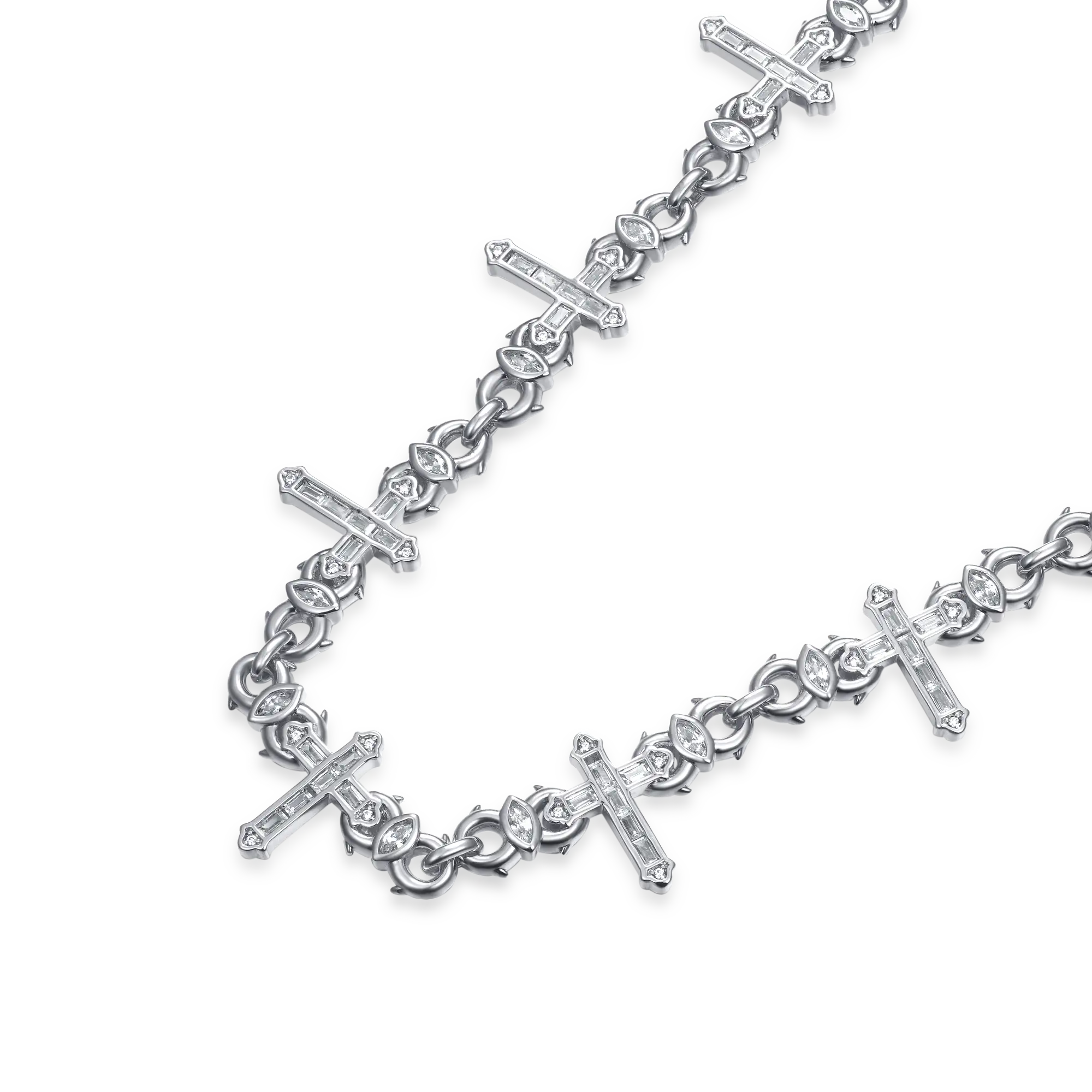 Women's Cross Of Thorns Infinity Chain - 6mm