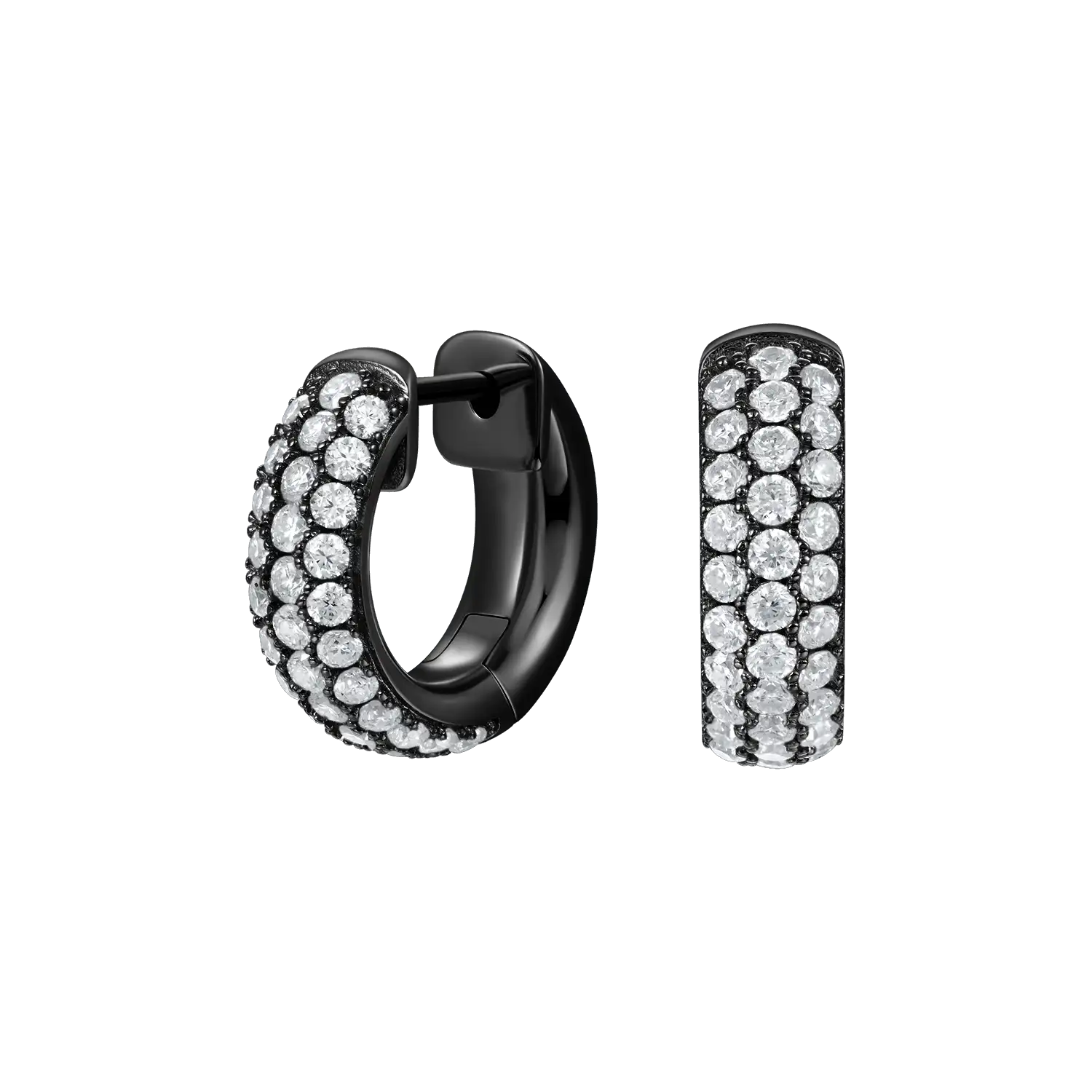 S925 Cluster Hoop Earring