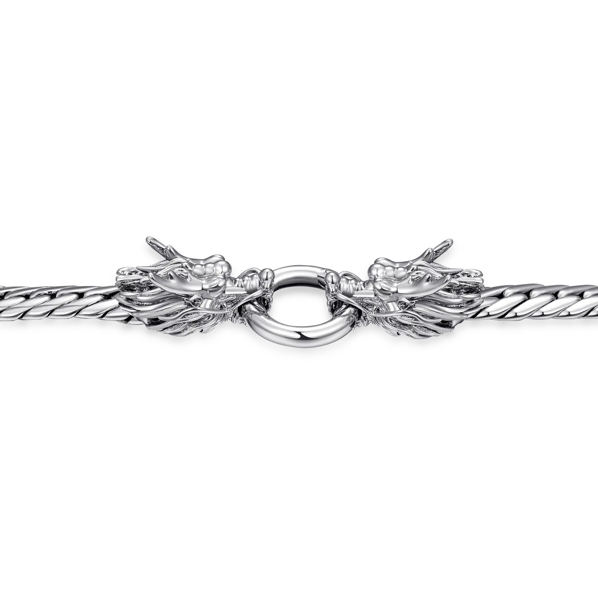 WONG Double Dragon Miami Cuban Chain + Custom Pendant Bundle