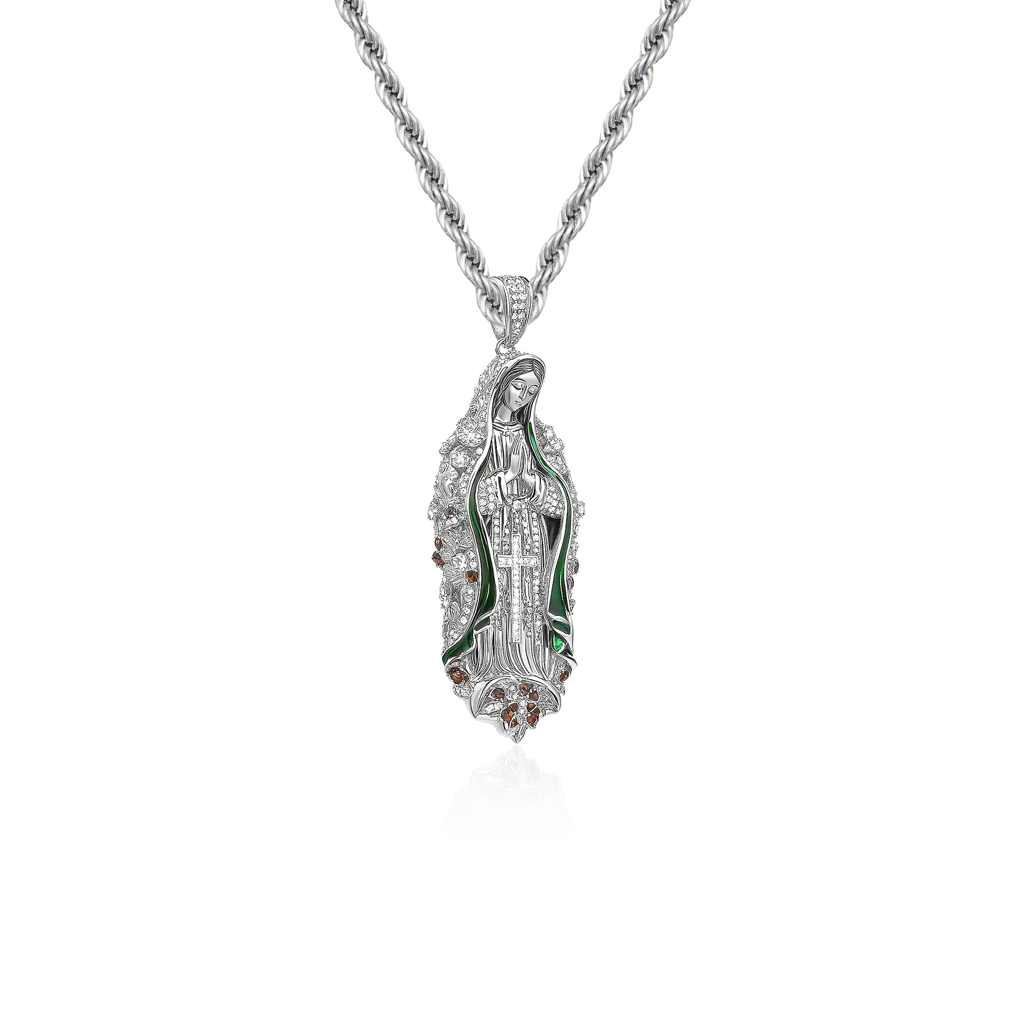 Saint Mary Cross Pendant
