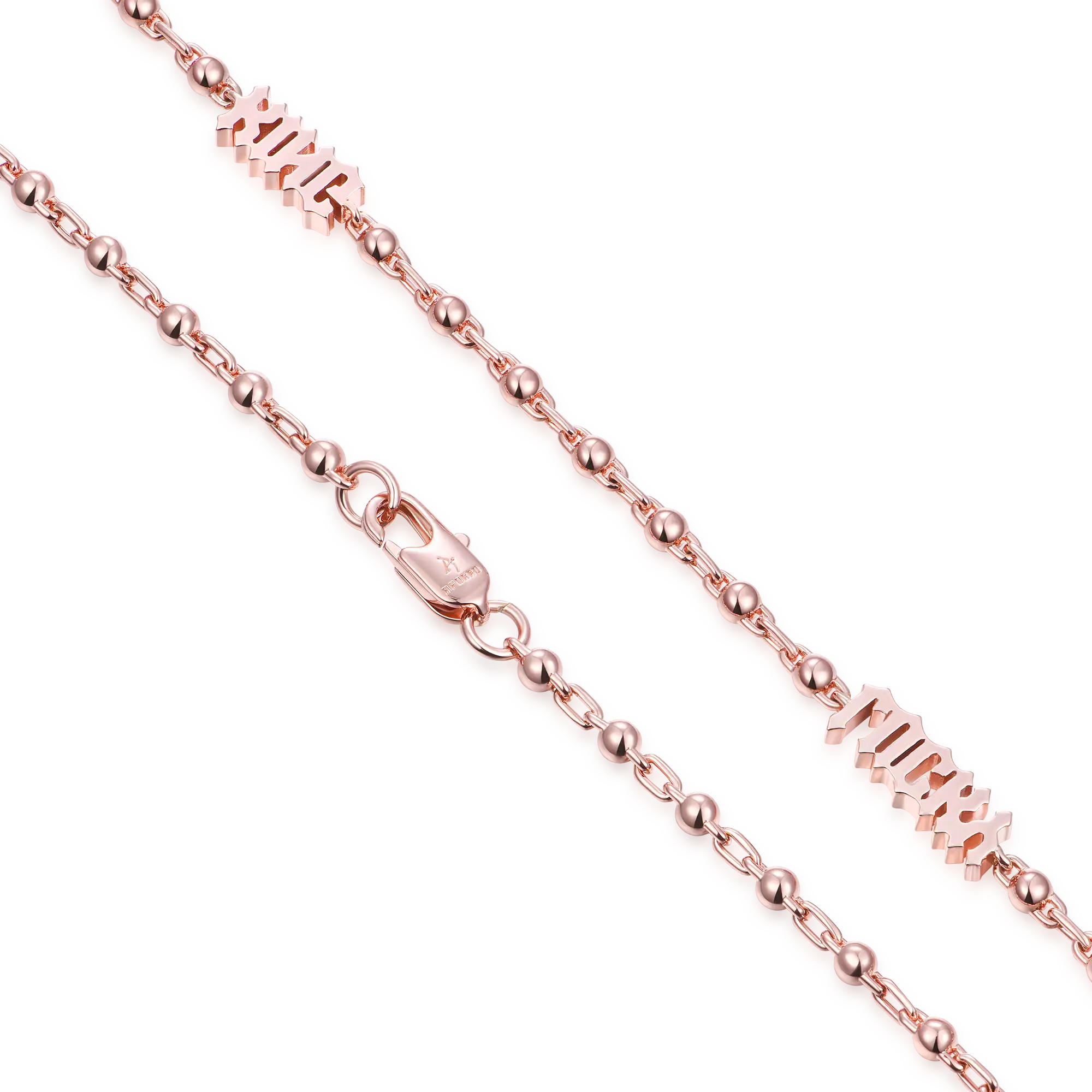 Custom Font/Name Round Ball Chain - 3mm