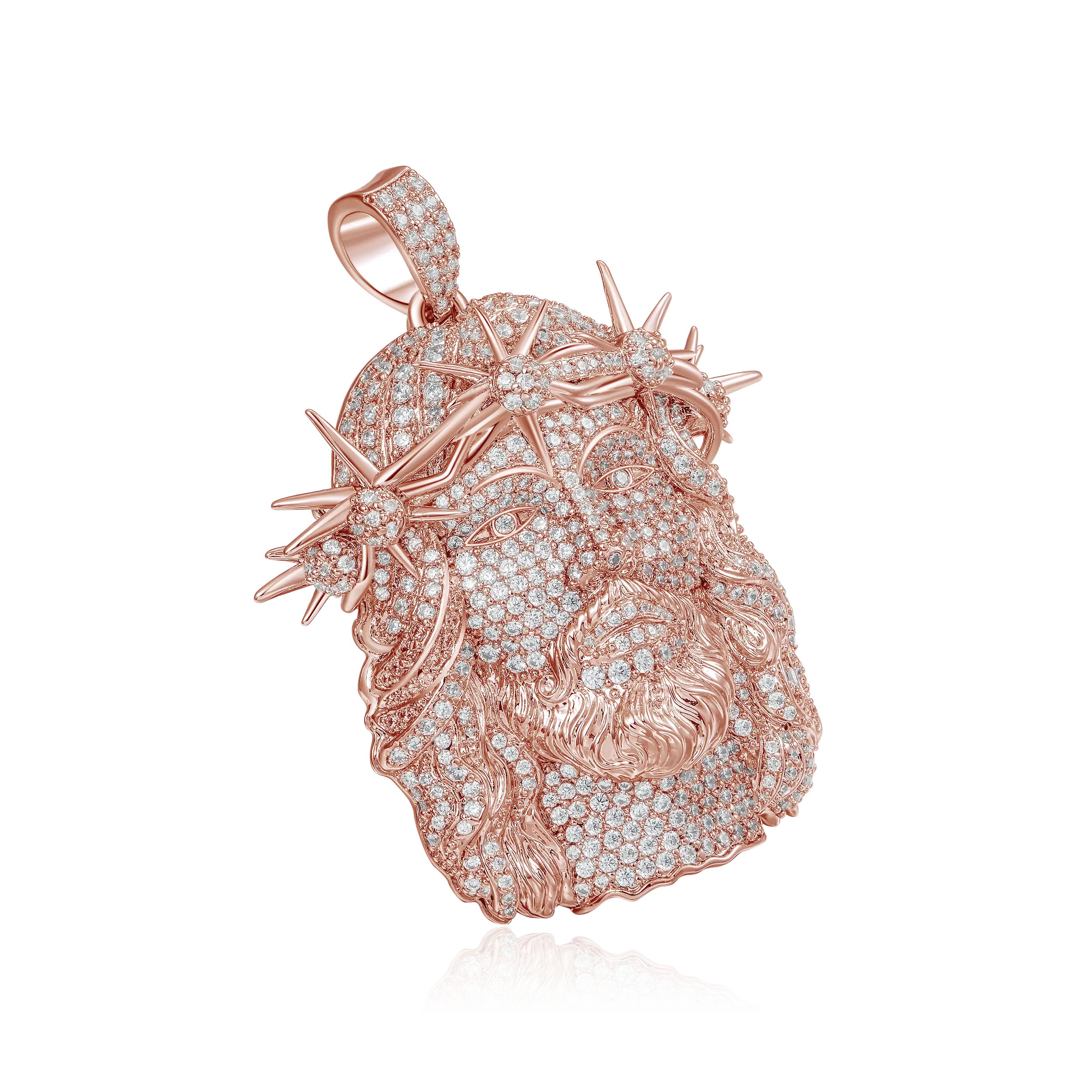 Women's Jesus Fully Piece Iced Pendant
