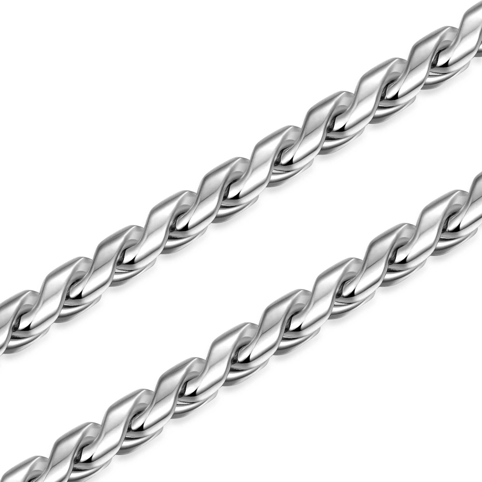 Franco Chain - White Gold