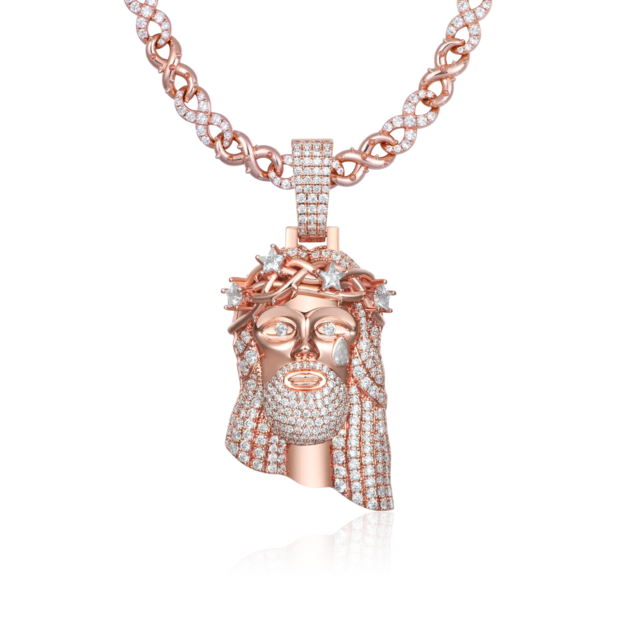 Stellar Radiance Jesus Pendant & Chain Set