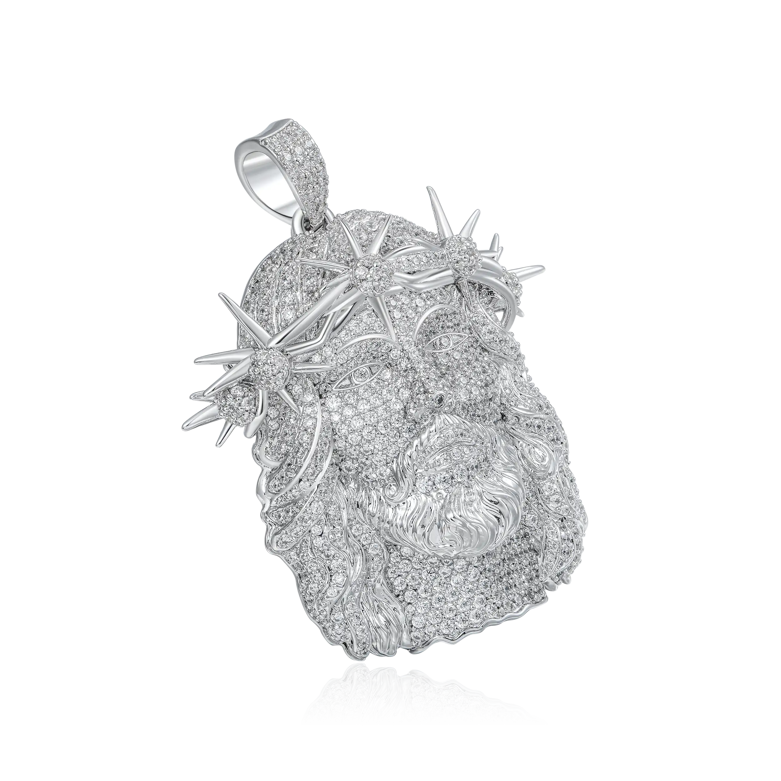 Jesus Piece Fully Iced Pendant