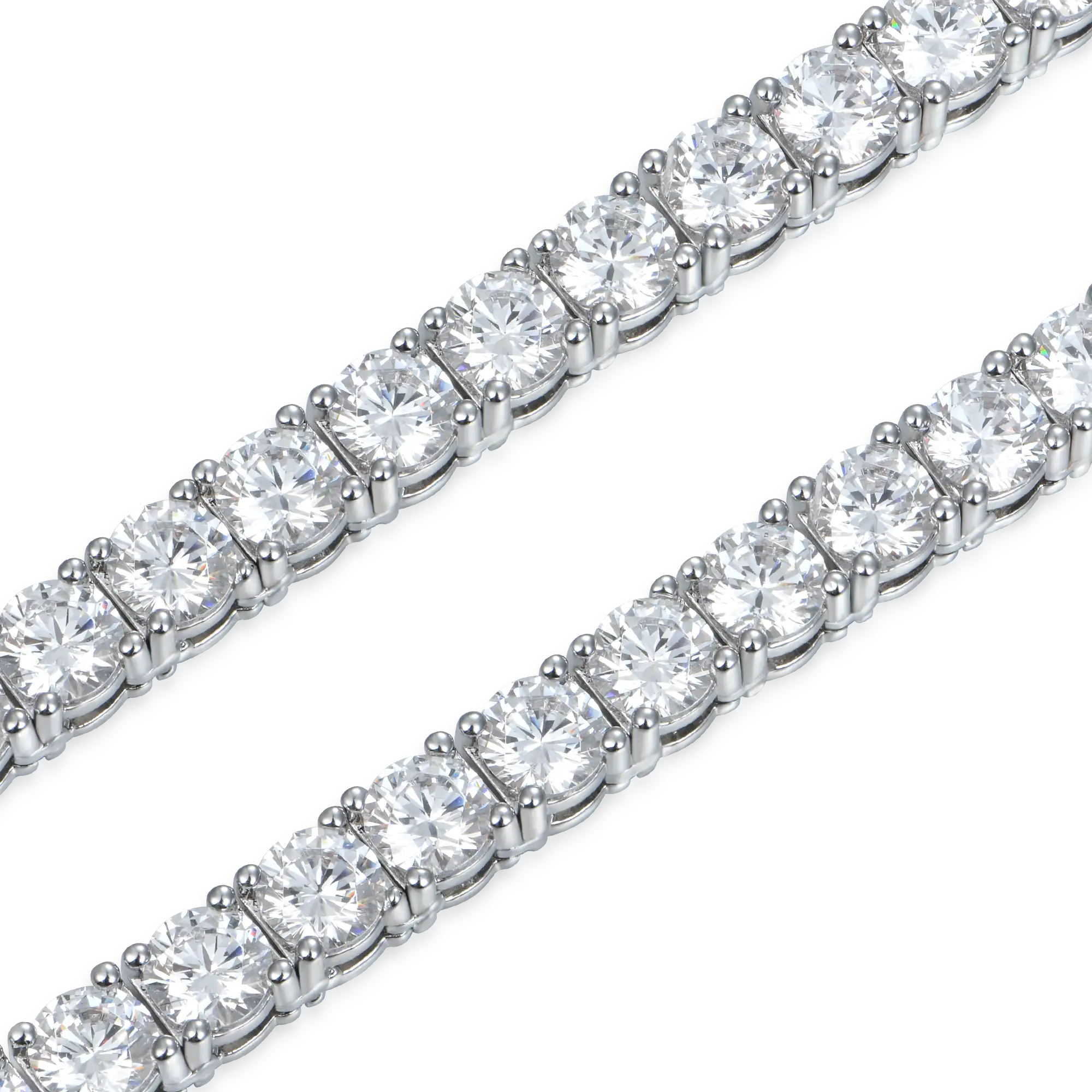 5mm Brass Iced Tennis Chain