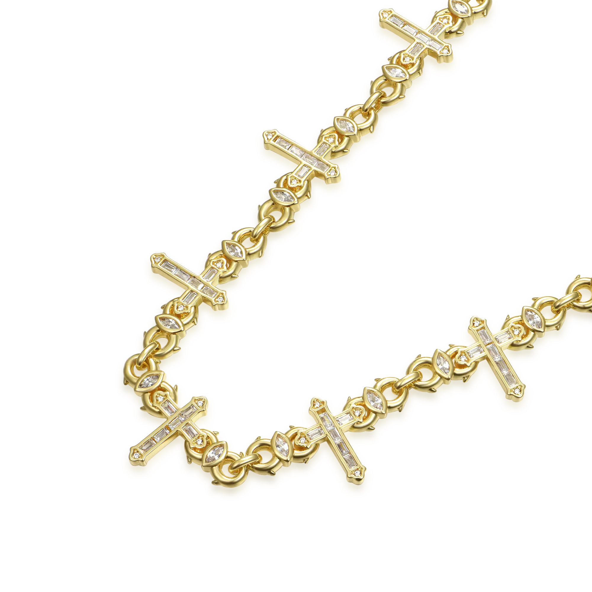 Women's Cross Of Thorns Infinity Chain - 6mm