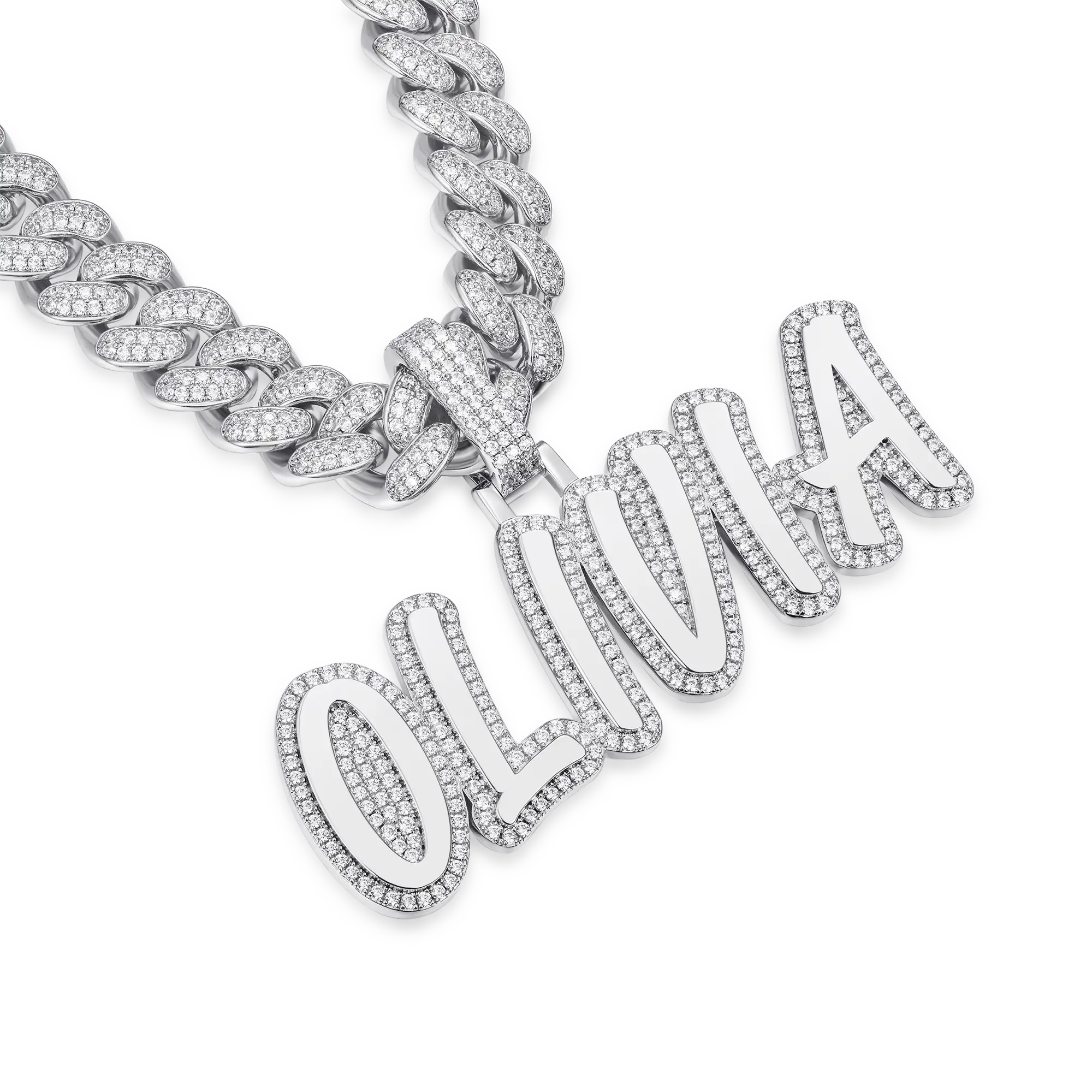Custom Double Layer Romantic Font Letter/Font Pendant