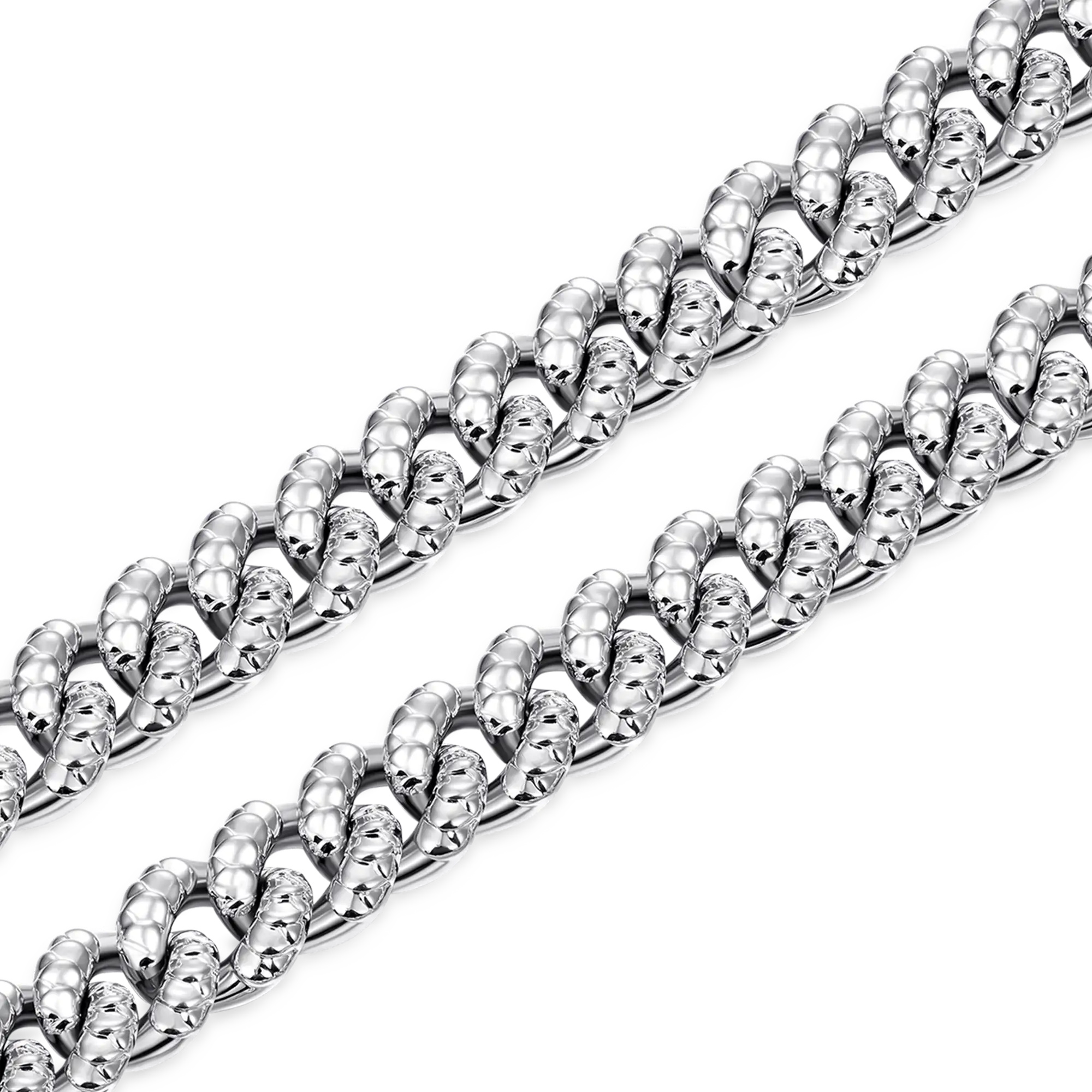 WONG Dragon Box Clasp Miami Cuban Curb Bracelet - 10mm