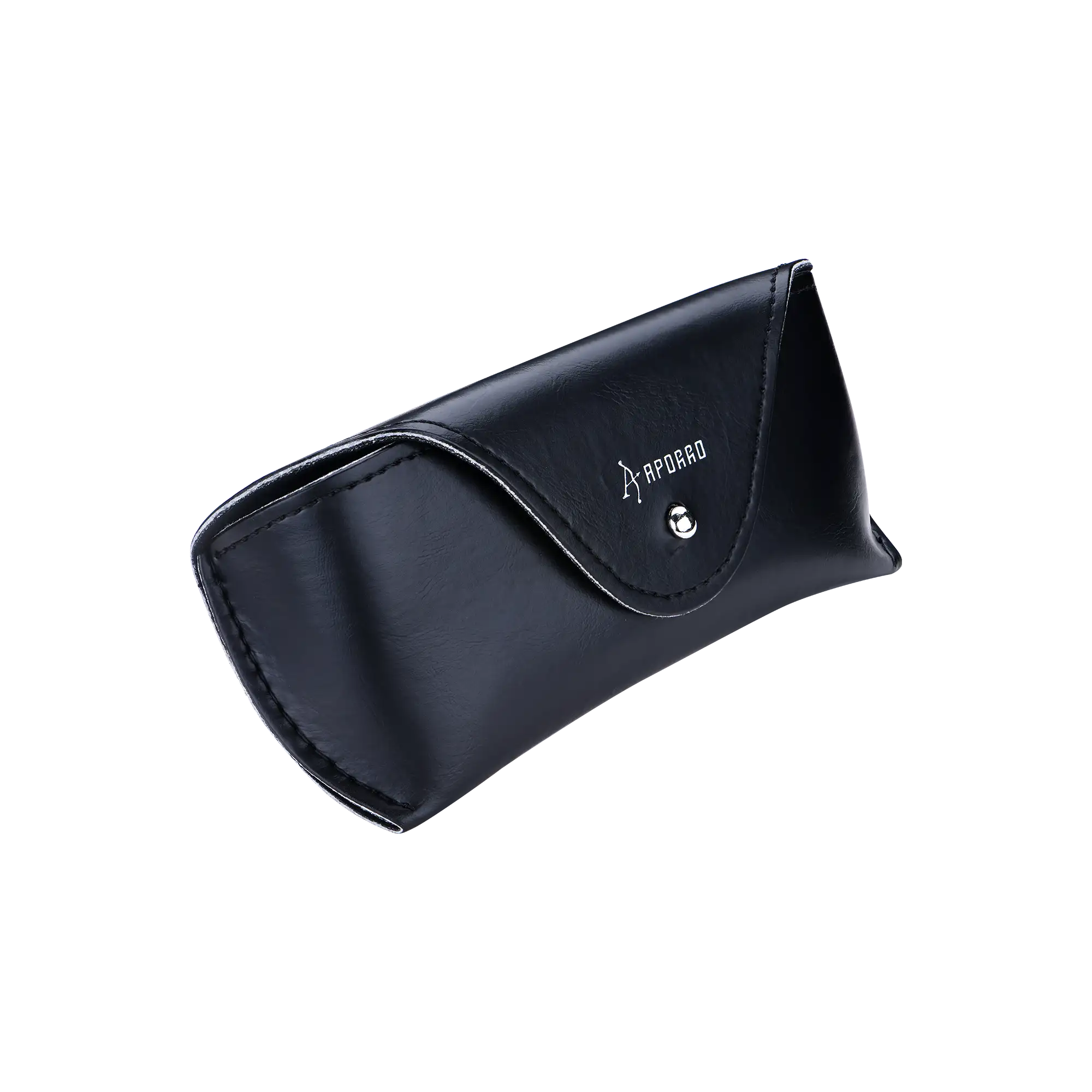 APORRO Ultra Black Sunglasses + Leather Case