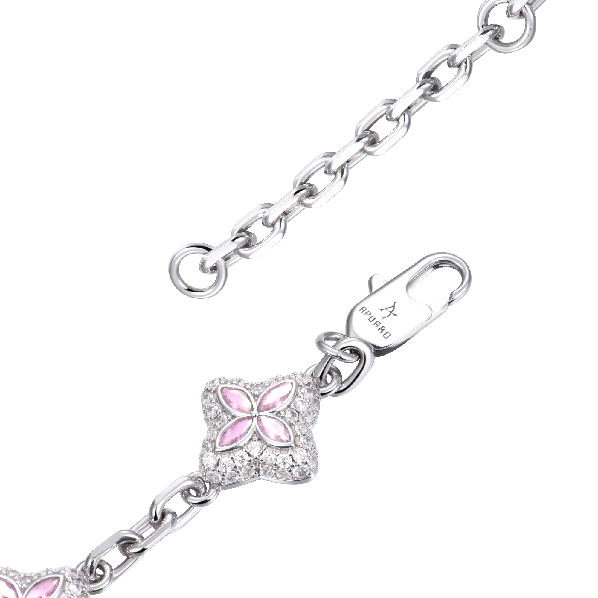 Pink Luminous Clover Trio Set