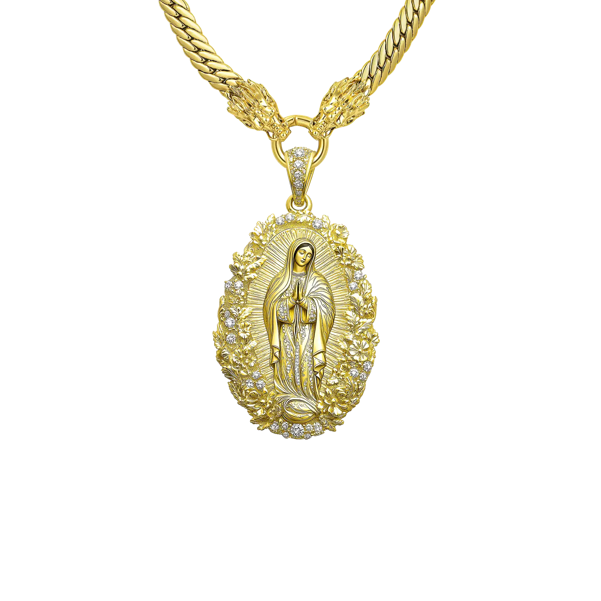 Divine Elegance Mary Pendant & Chain Set