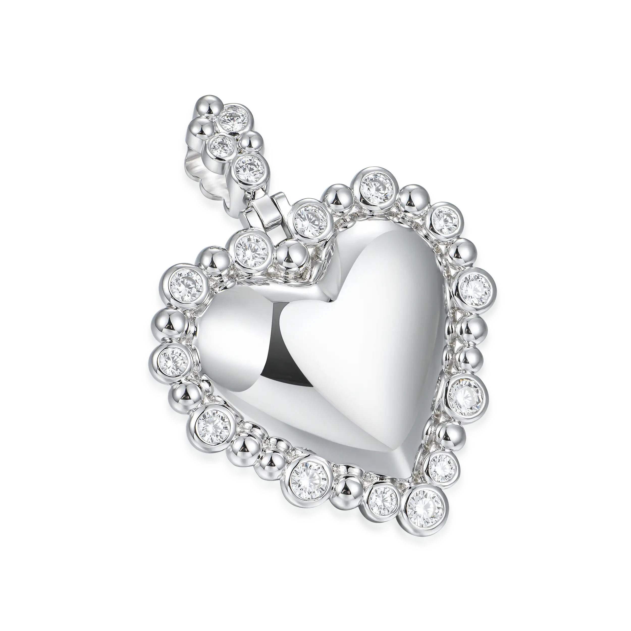 Women's Love Heart Metal Pendant
